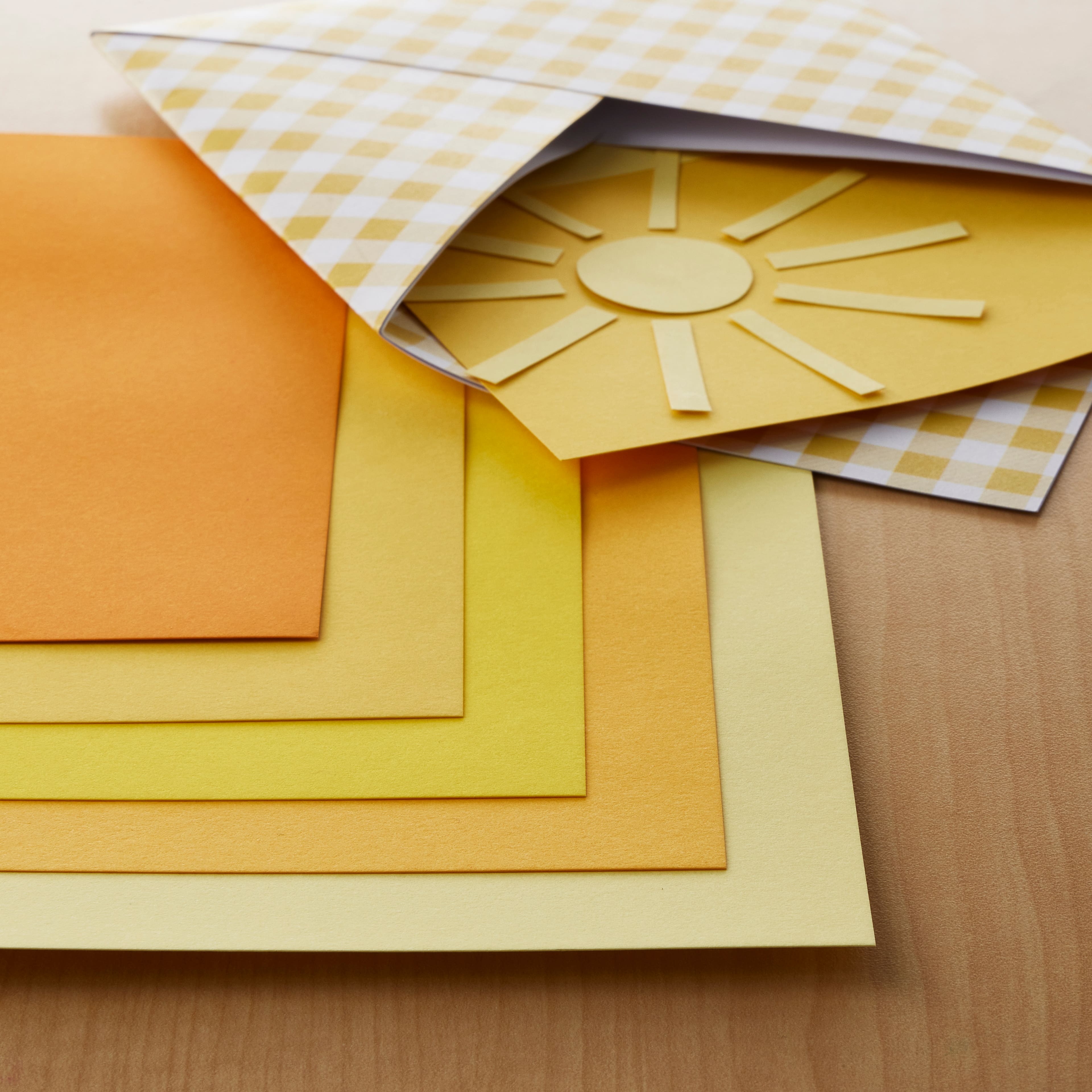 12 Packs: 100 ct. (1,200 total) Citrus 6&#x22; x 6.5&#x22; Cardstock Paper by Recollections&#x2122;