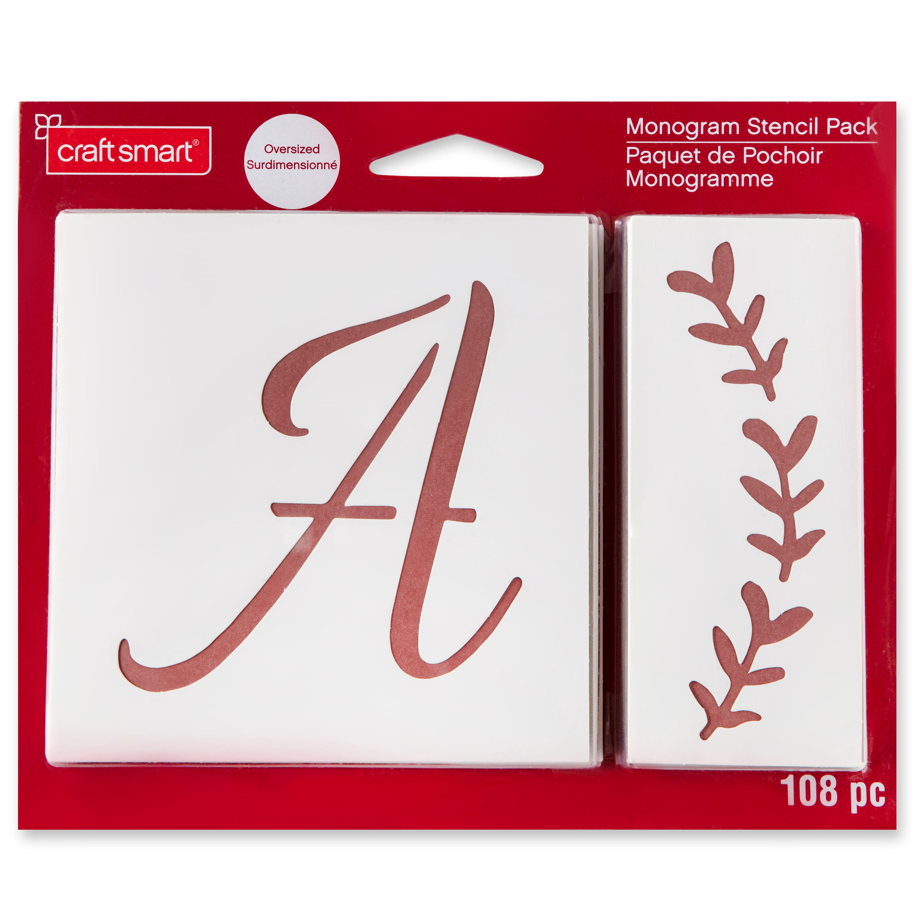 Monogram Stencil Pack by Craft Smart® | Michaels