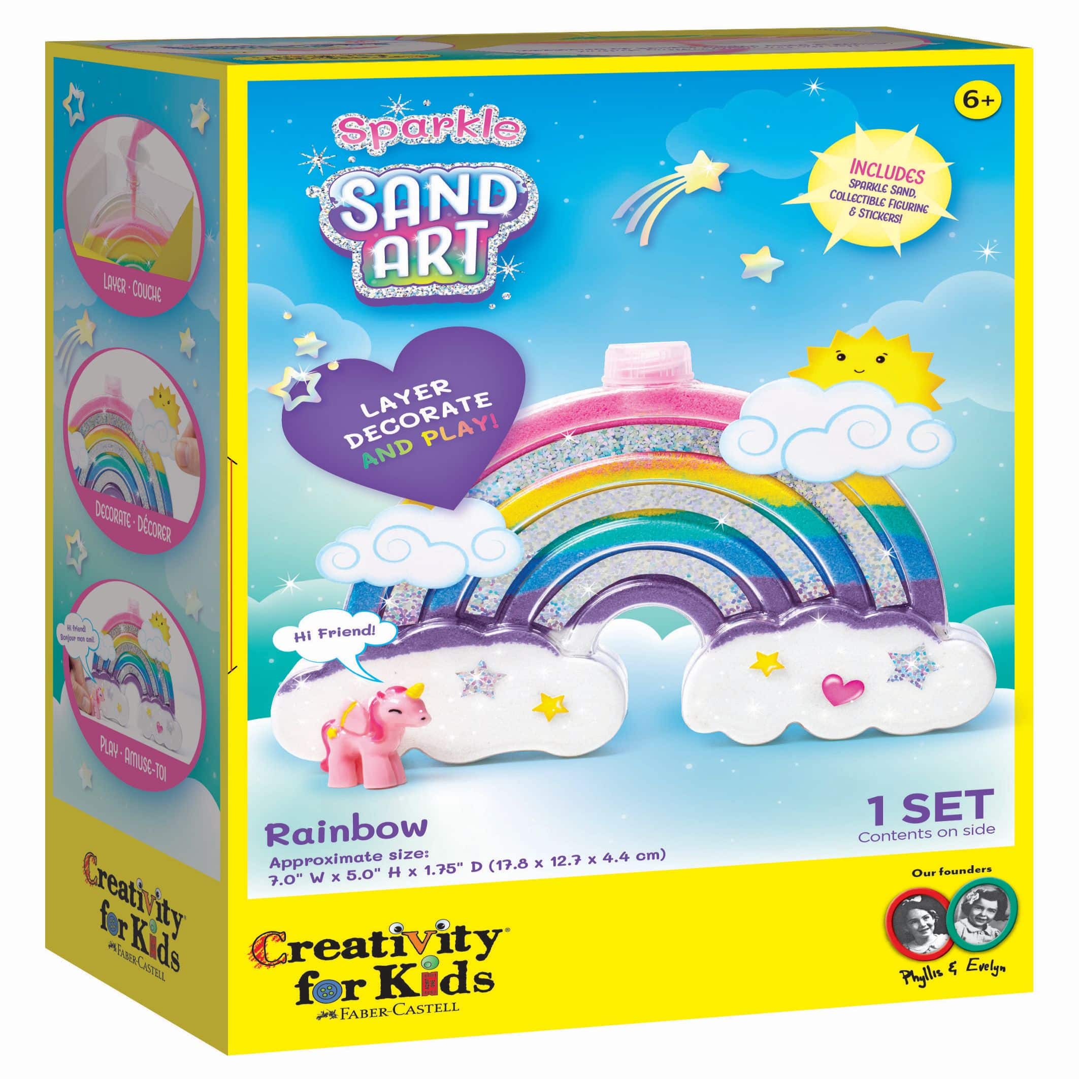 Creativity for Kids&#xAE; Rainbow Sparkle Sand Art Activity Kit