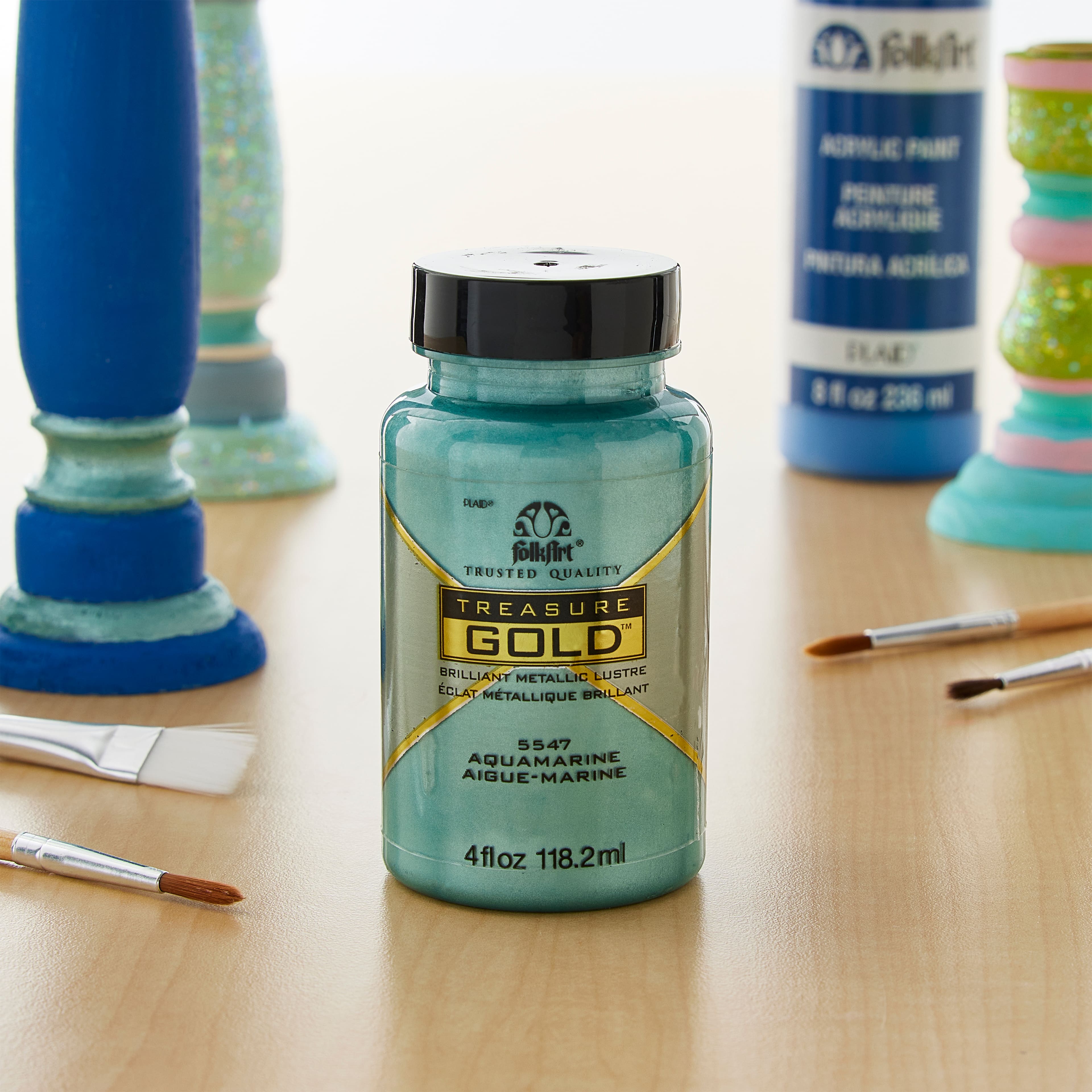 6 Pack: FolkArt&#xAE; Treasure Gold&#x2122; Metallic Paint