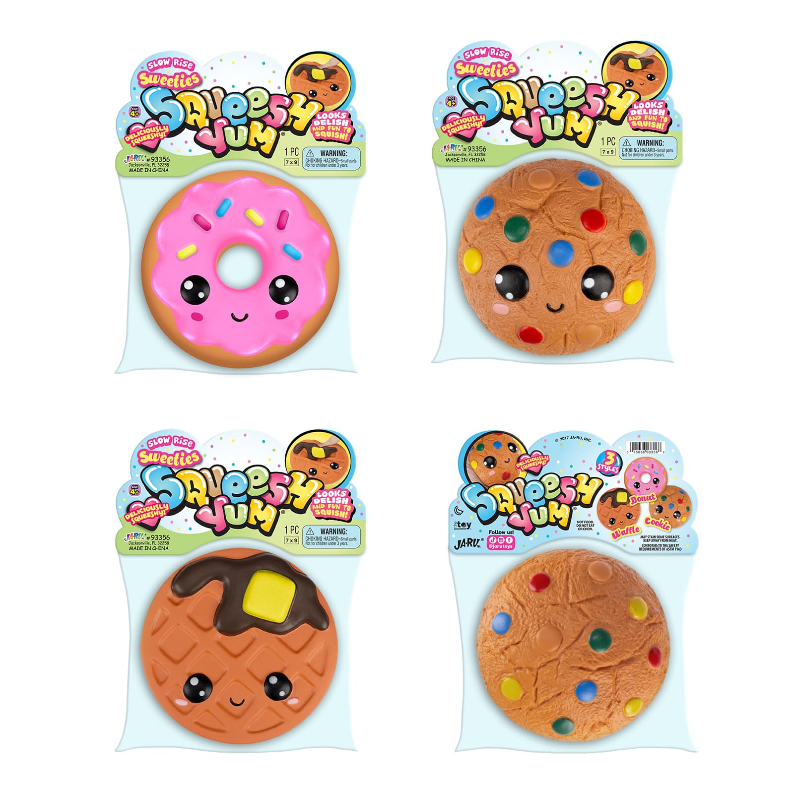 Assorted Ja-Ru&#xAE; Squeesh Yum&#xAE; Slow Rise Sweeties Toy
