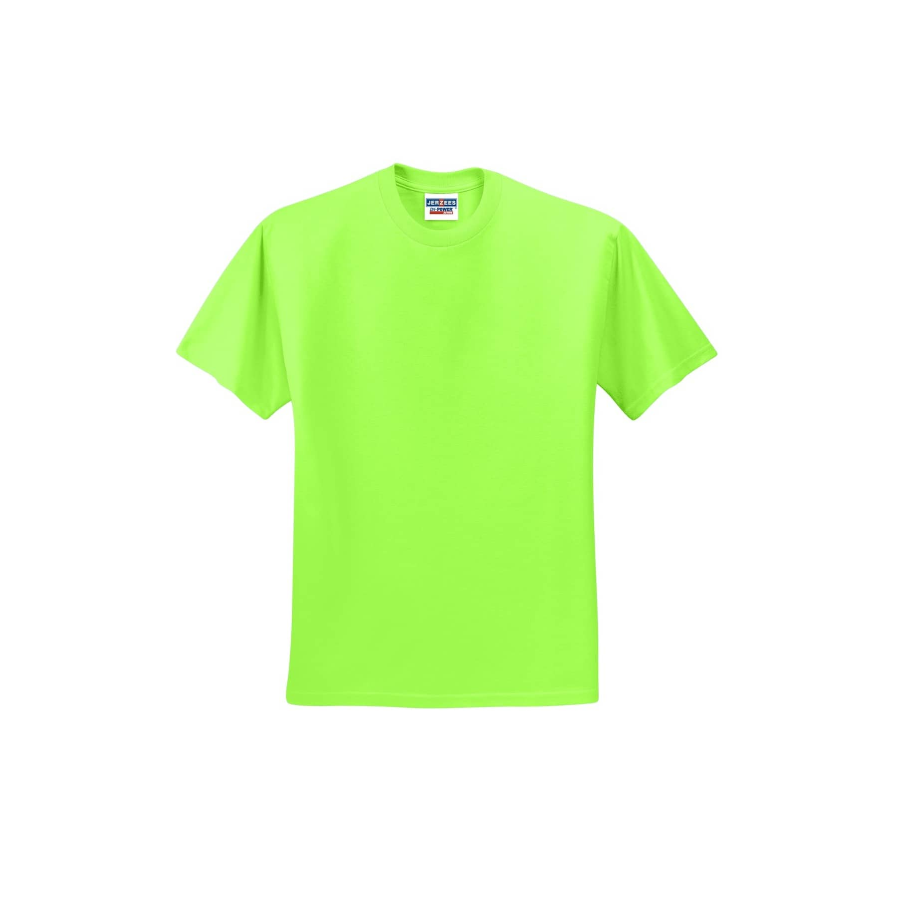 Jerzees 29M Dri Power 50 50 T Shirt Neon Green 3XL