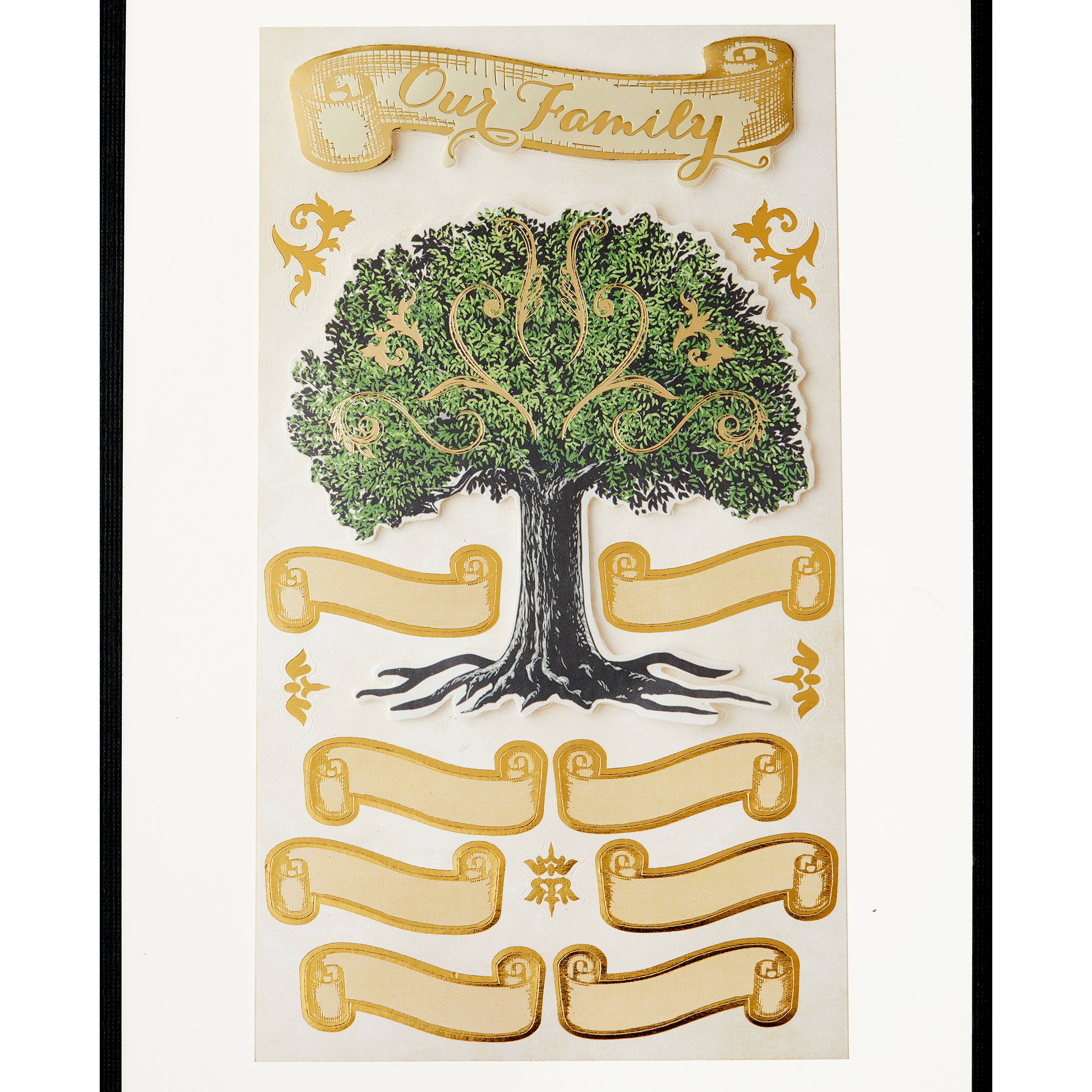 12 Pack: Family Tree Stickers by Recollections&#x2122;