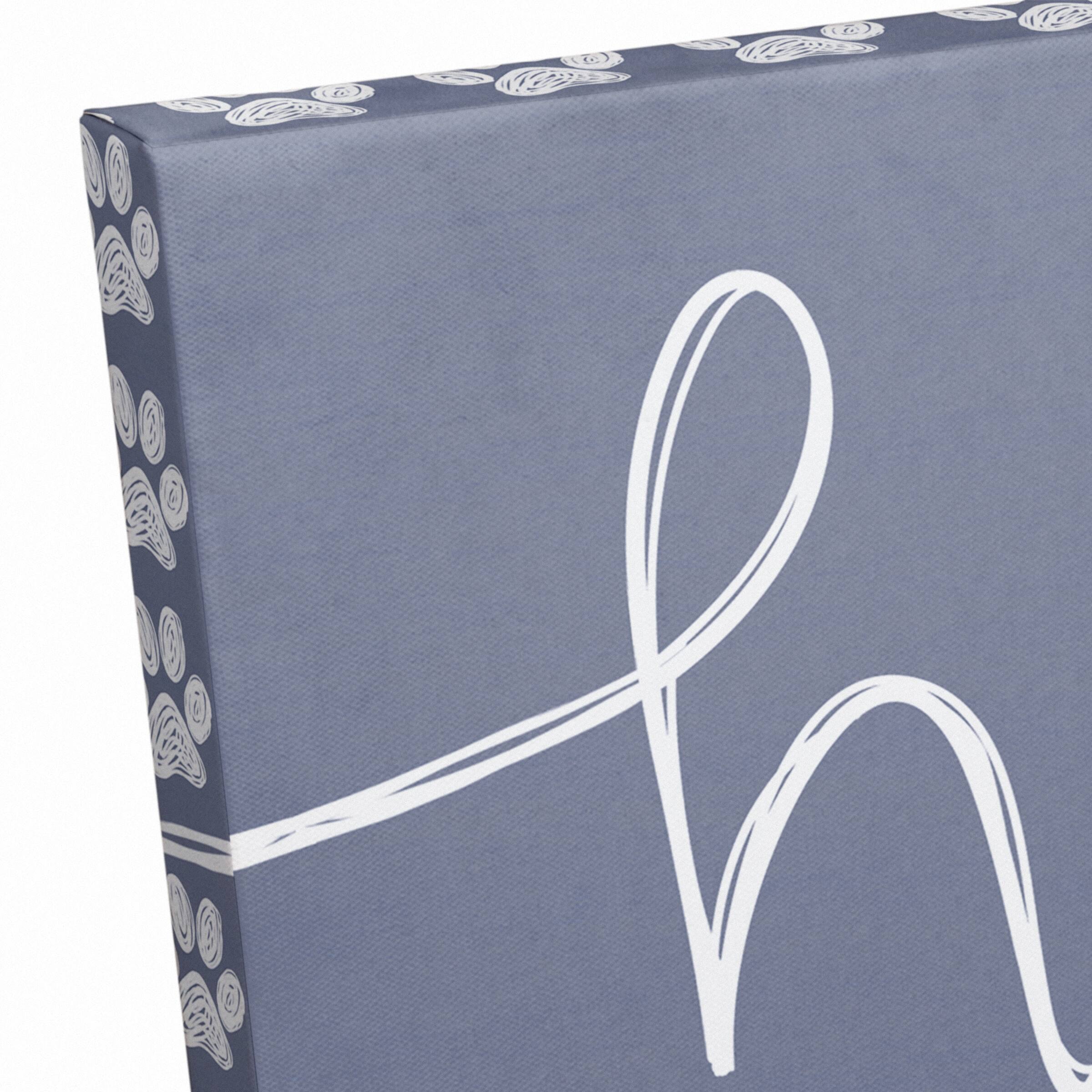 Home is Where Someone Runs to Greet You Canvas Wall Art