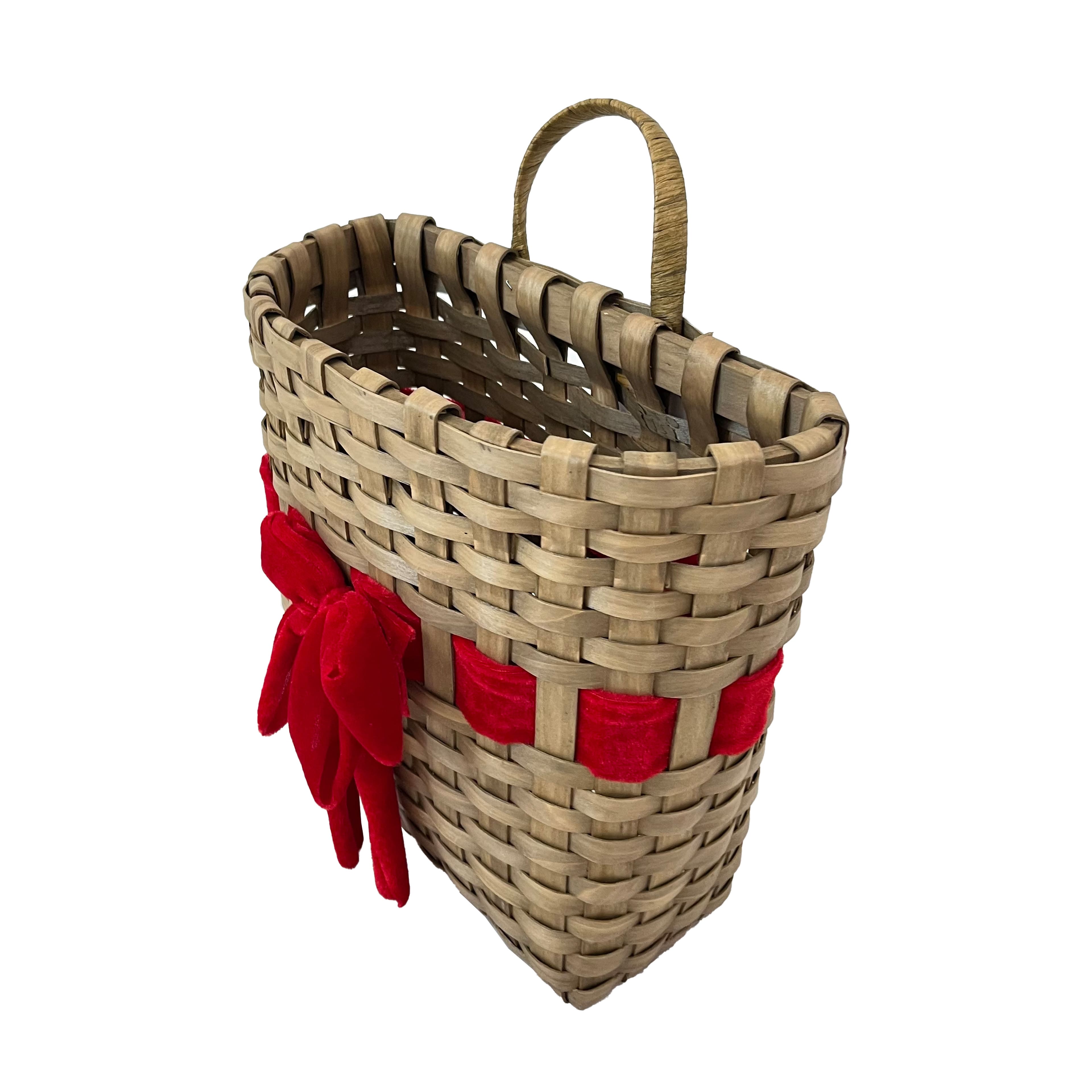 12&#x22; Red Bow Hanging Basket by Ashland&#xAE;