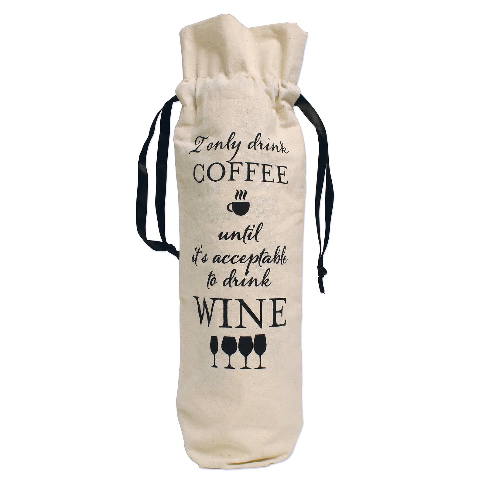 Personality Case™ Coffee Canvas Wine Bag