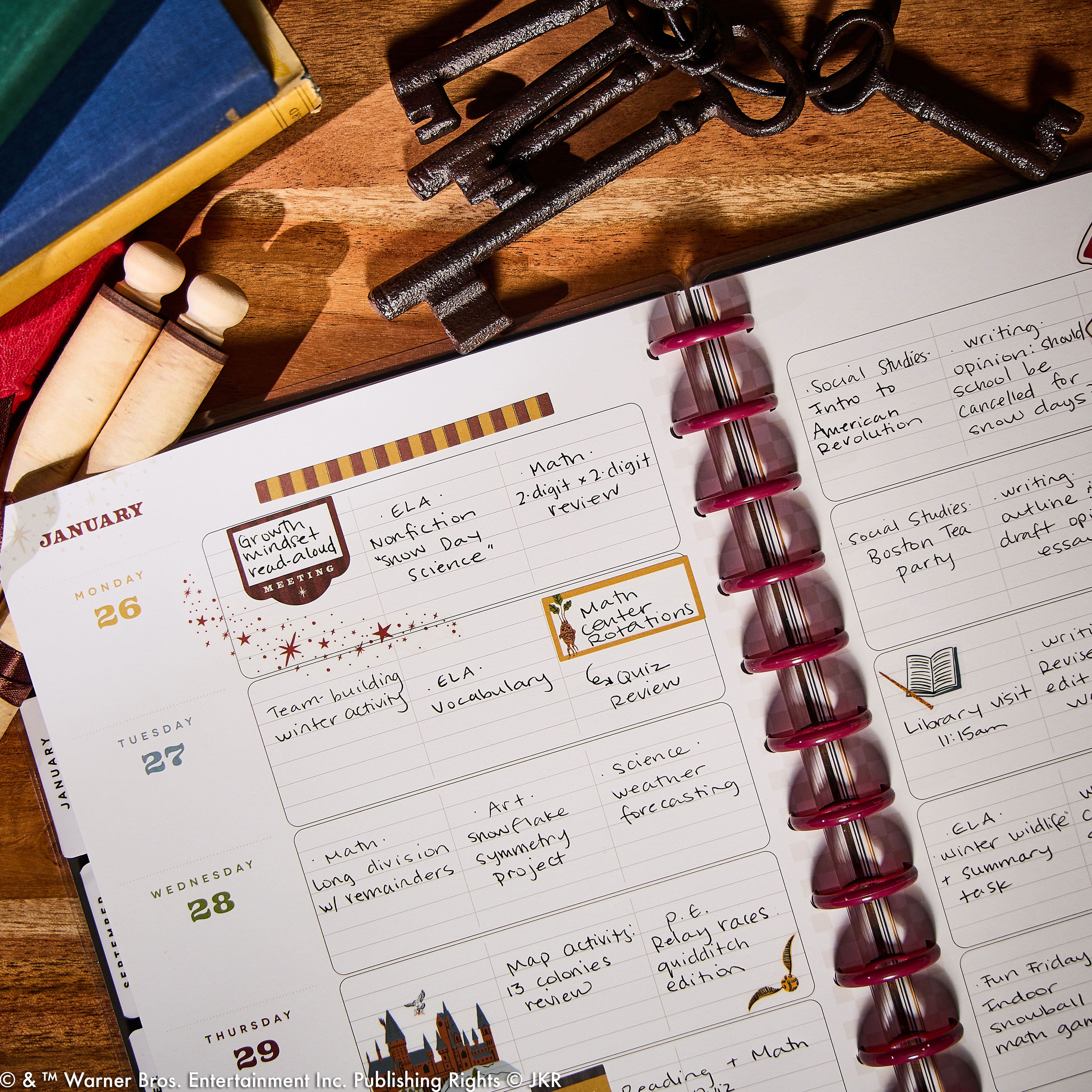 The Big Happy Planner&#xAE; Harry Potter&#x2122; Customizable Teacher Planner