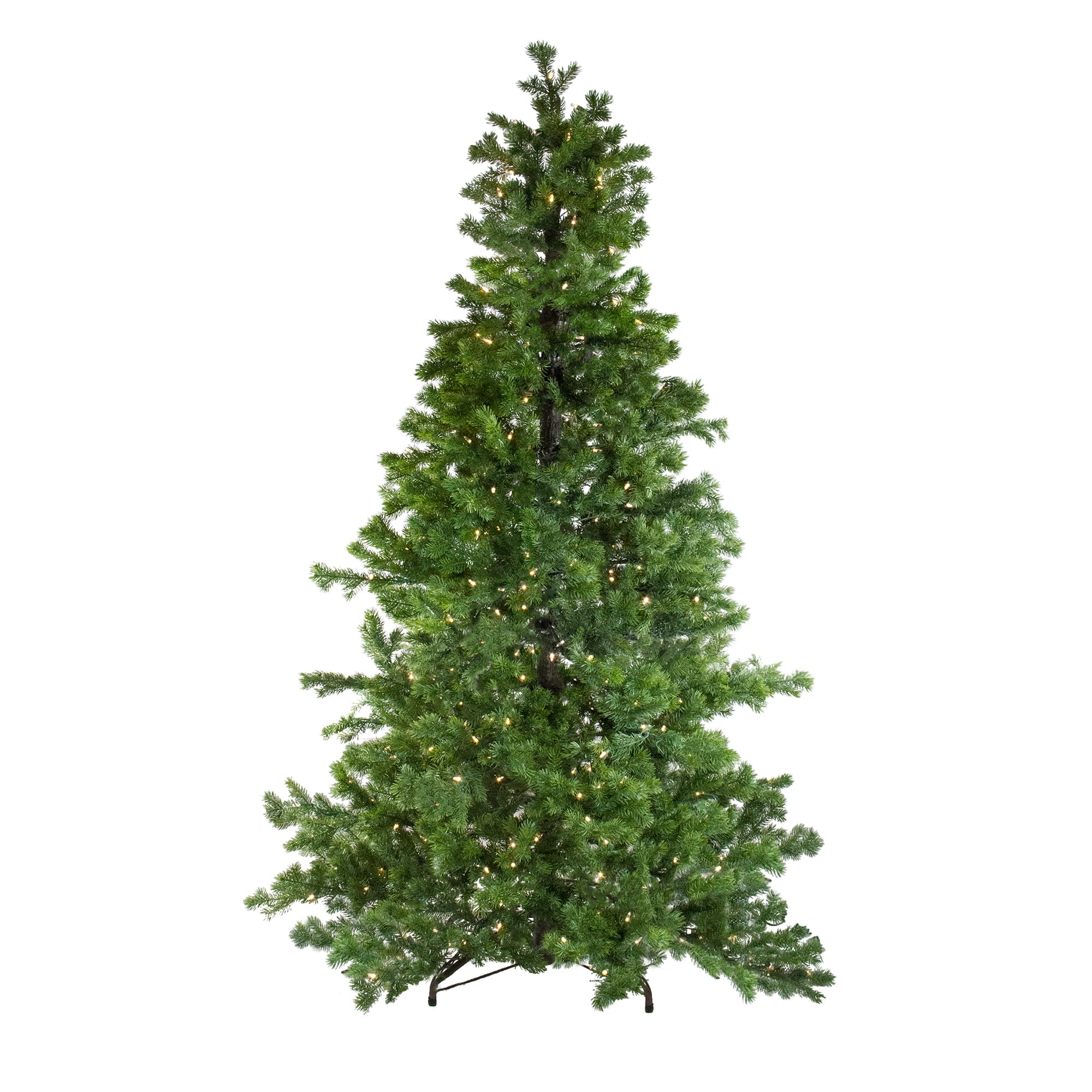 7.5ft. Pre-Lit Medium Layered Pine Instant Power Artificial Christmas Tree, Dual Color® LED Lights