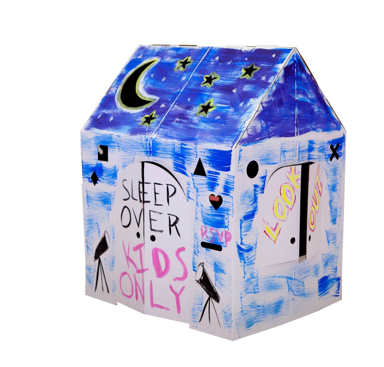 Easy Playhouse Crafty Cottage Cardboard Playhouse