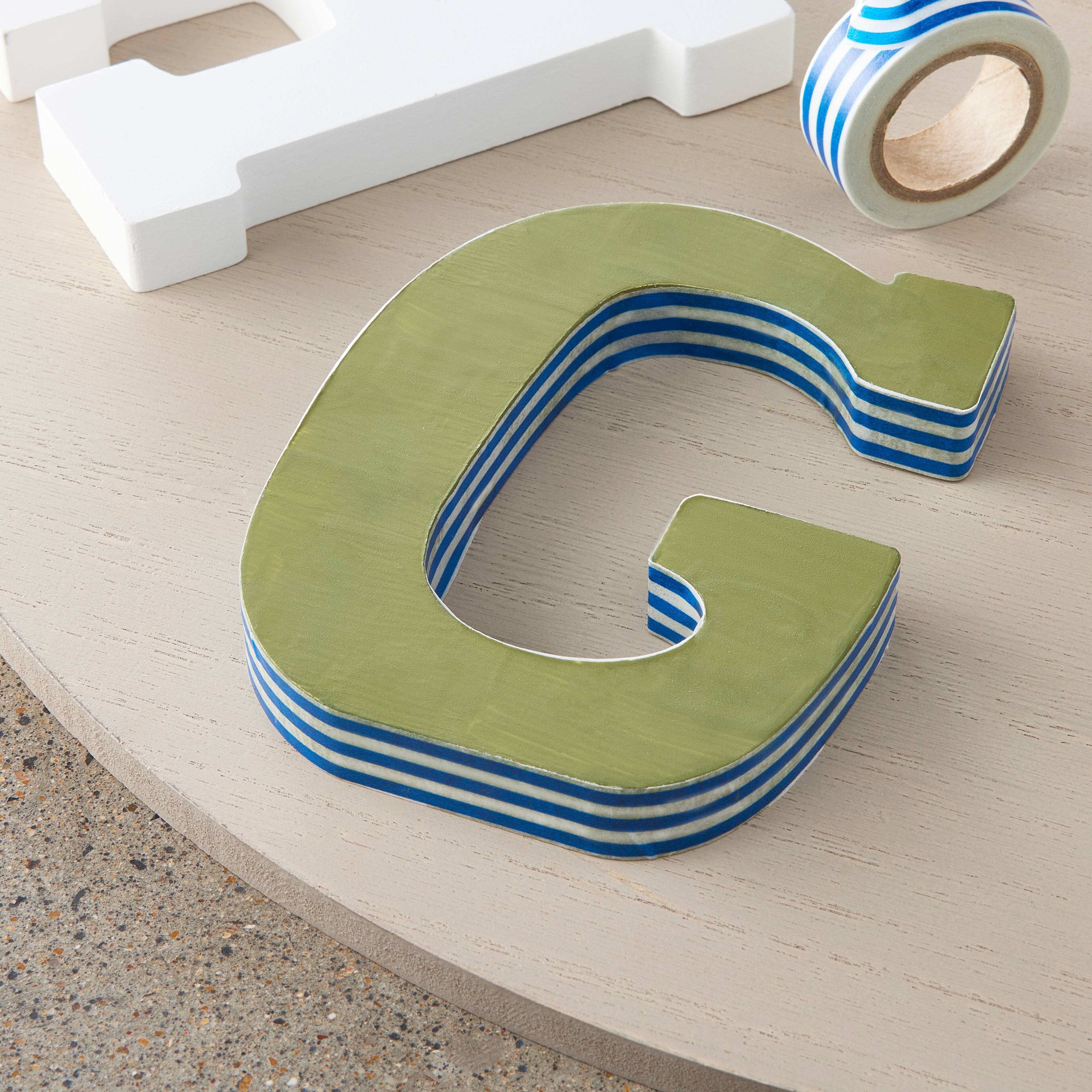 12 Pack: 4.75&#x22; White Wood Letter by Make Market&#xAE;