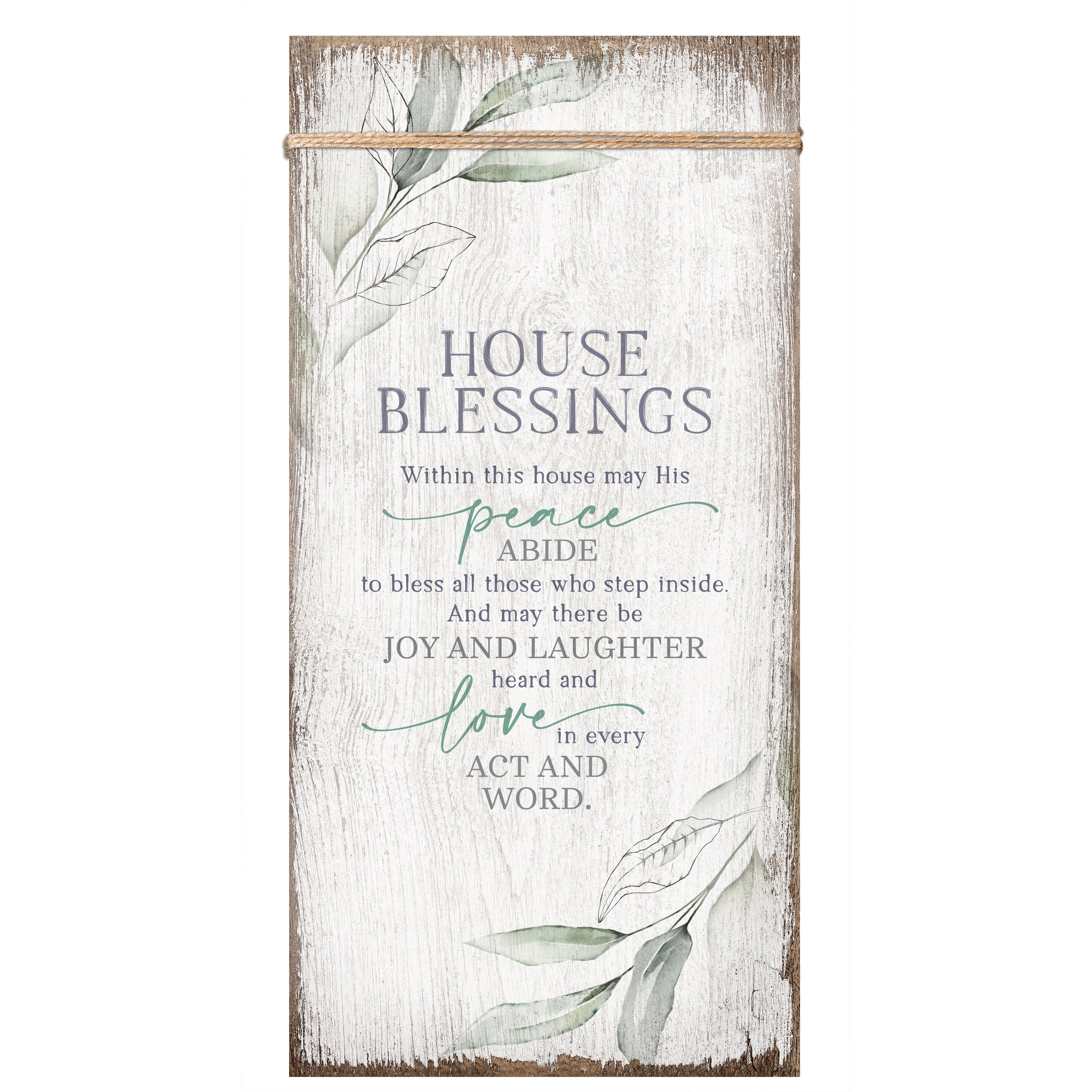 House Blessings Wood Plaque 