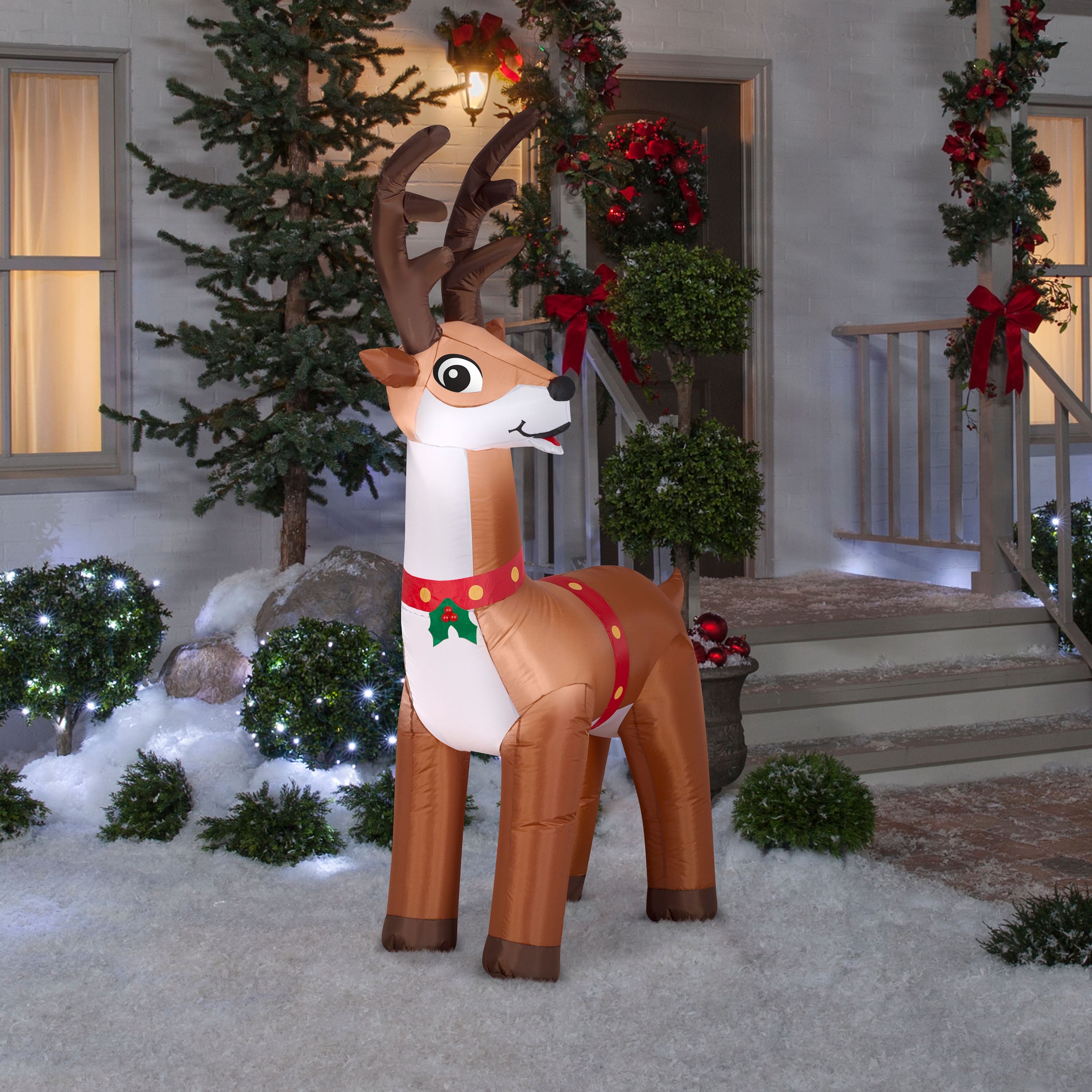 6ft. Airblown&#xAE; Inflatable Reindeer