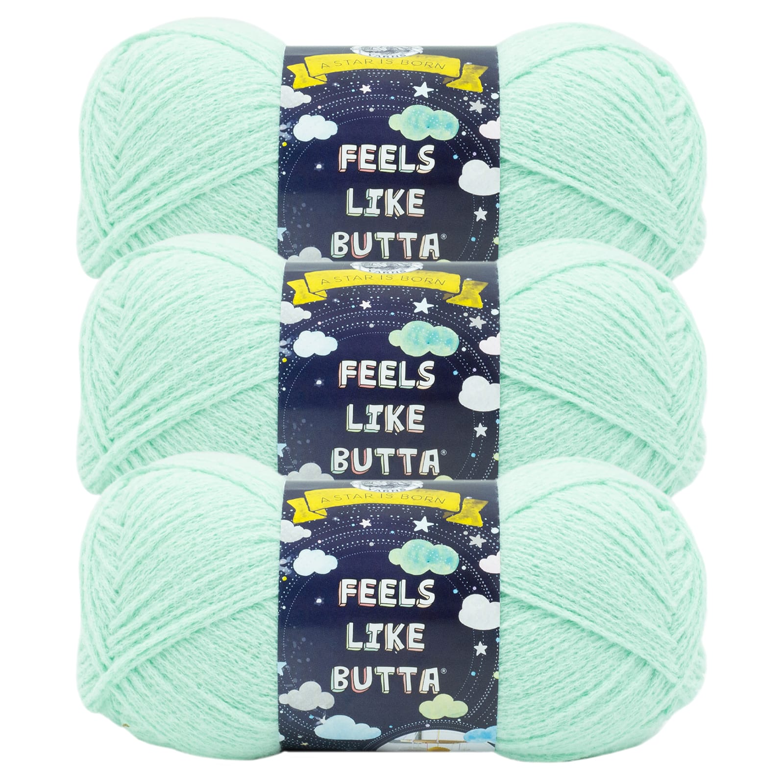 3 Pack Lion Brand&#xAE; Feels Like Butta&#xAE; Solid Yarn