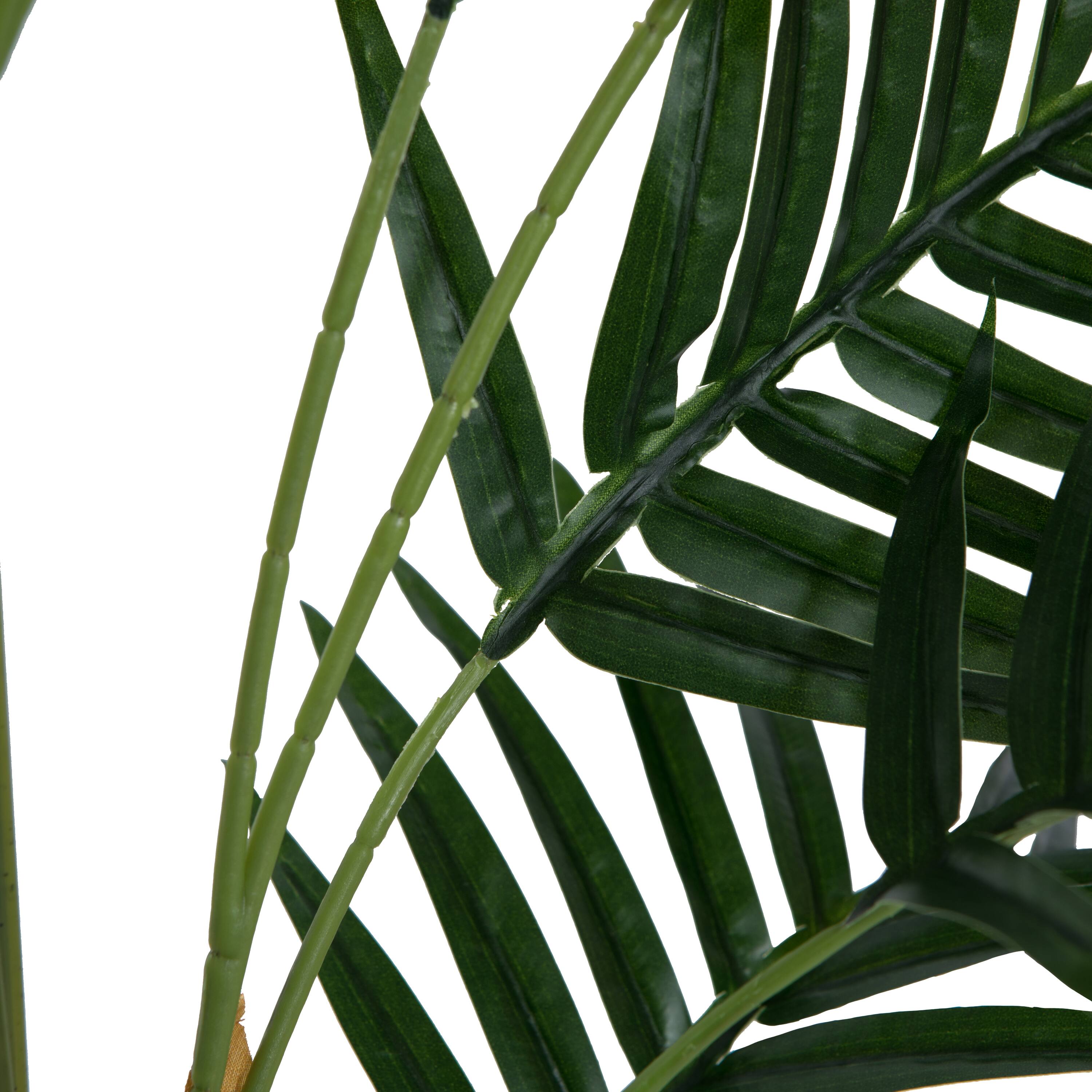 5ft. Artificial Potted Fern Palm with Real Touch Leaves