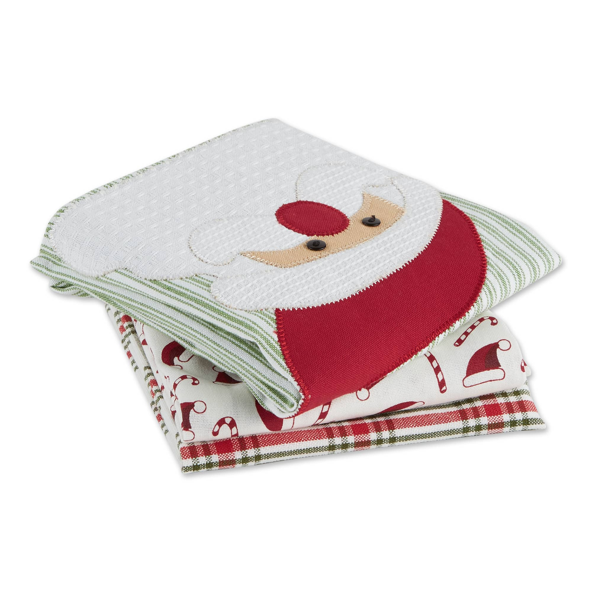 DII&#xAE; Santa Dishtowel Set