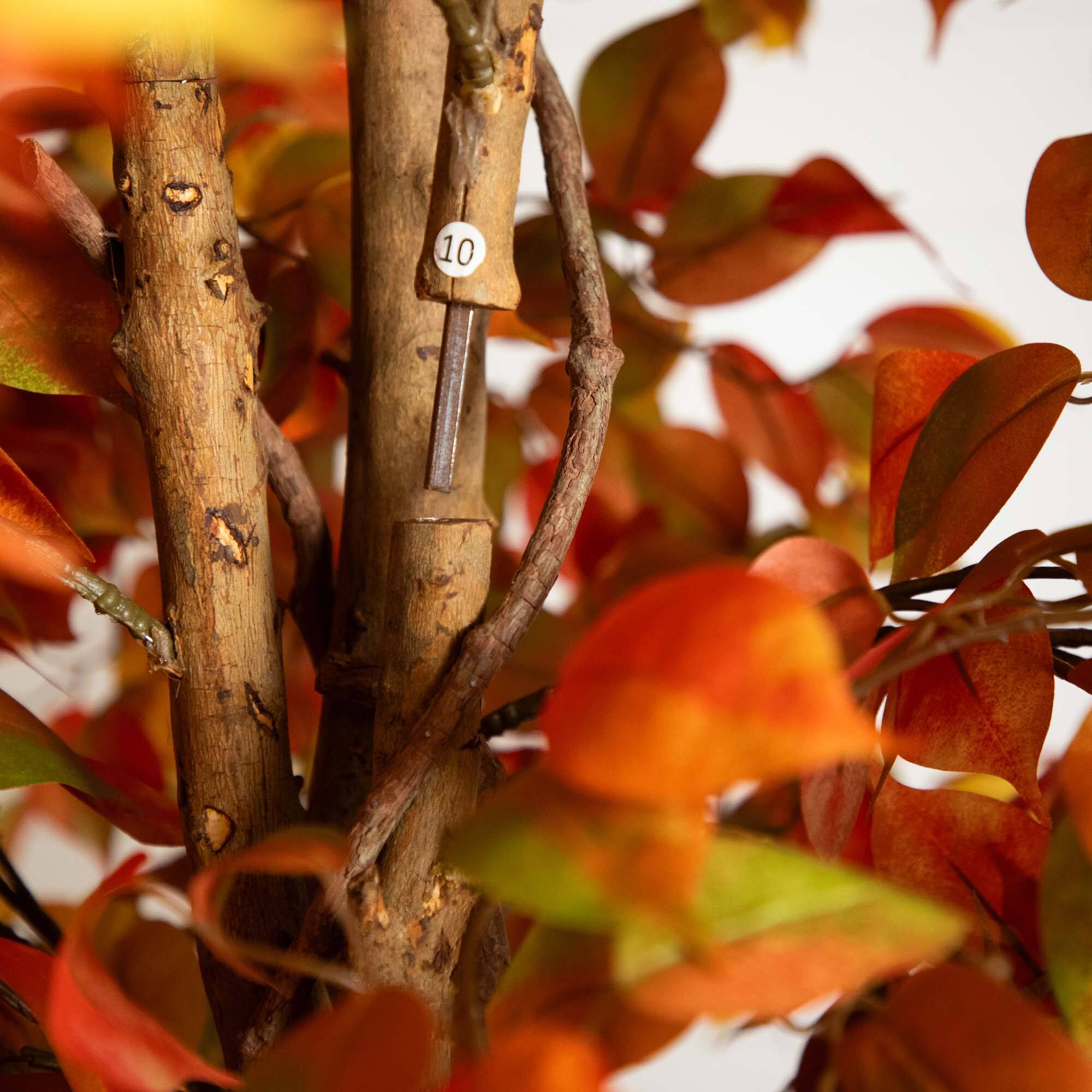 10ft. Potted Artificial Autumn Ficus Tree