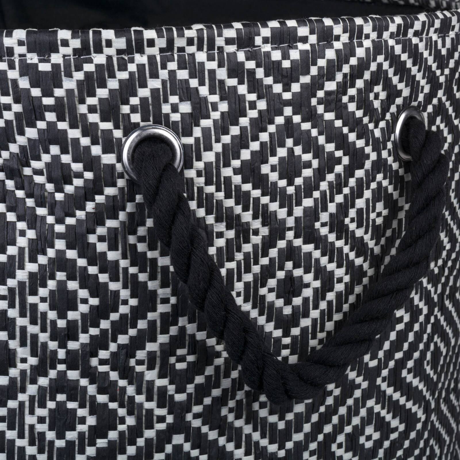 DII® Medium Diamond Weave Round Paper Storage Basket