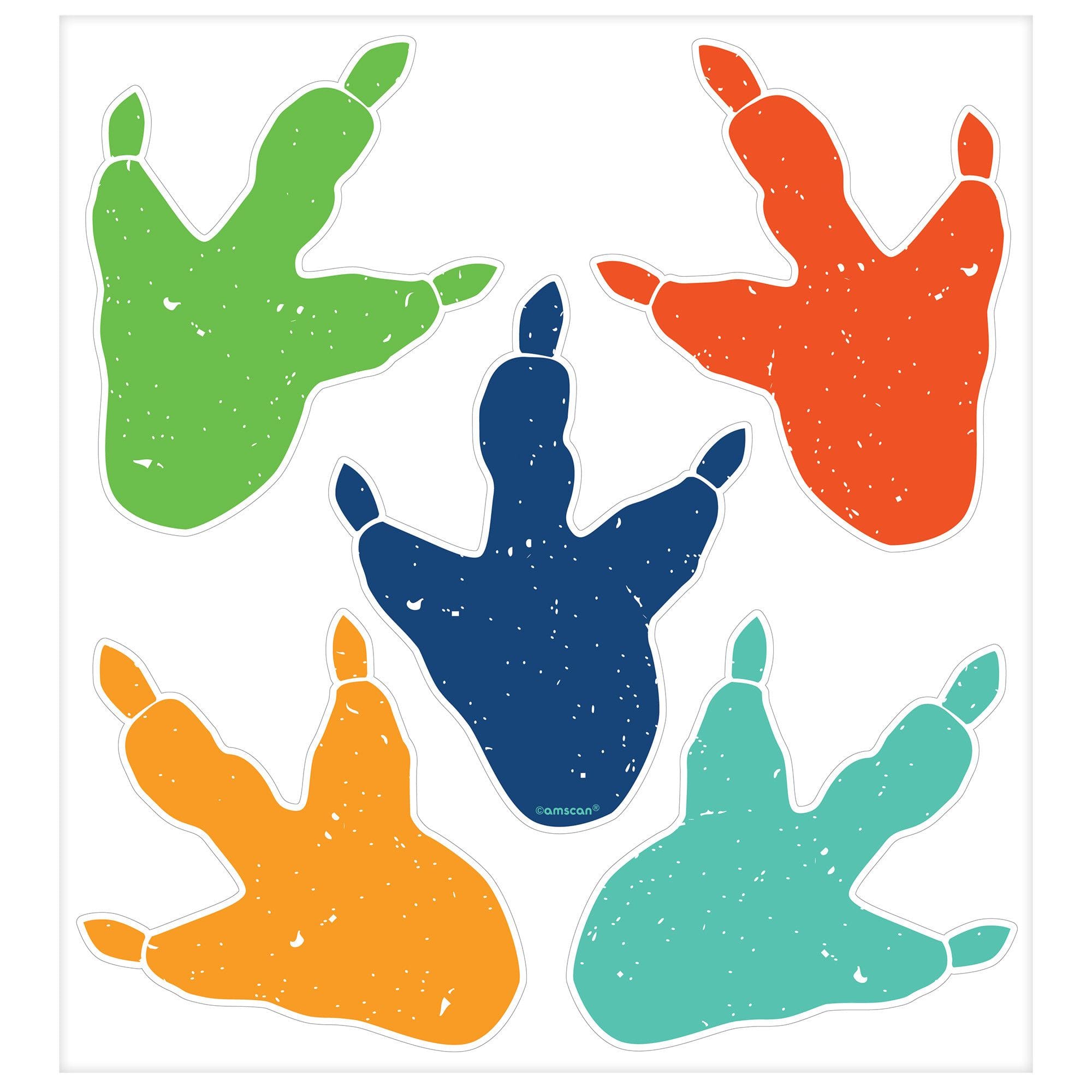 Dino-Mite Vinyl Footprints
