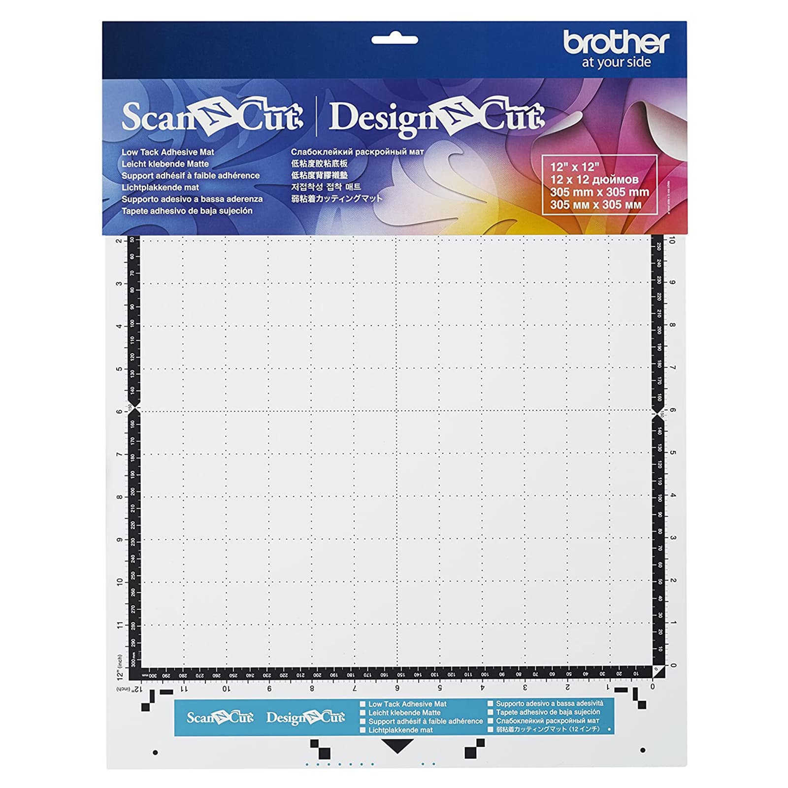 Brother Low Tack Adhesive Mat, 12" x 12"