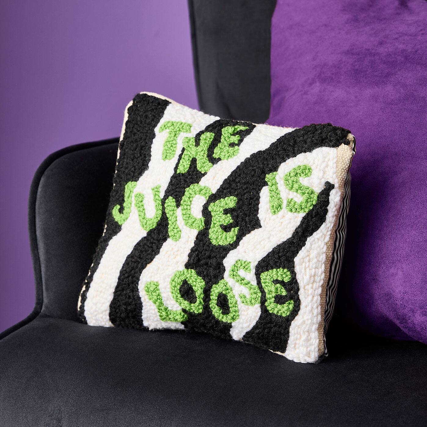 BEETLEJUICE BEETLEJUICE&#x2122; &#x22;The Juice is Loose&#x22; Pillow