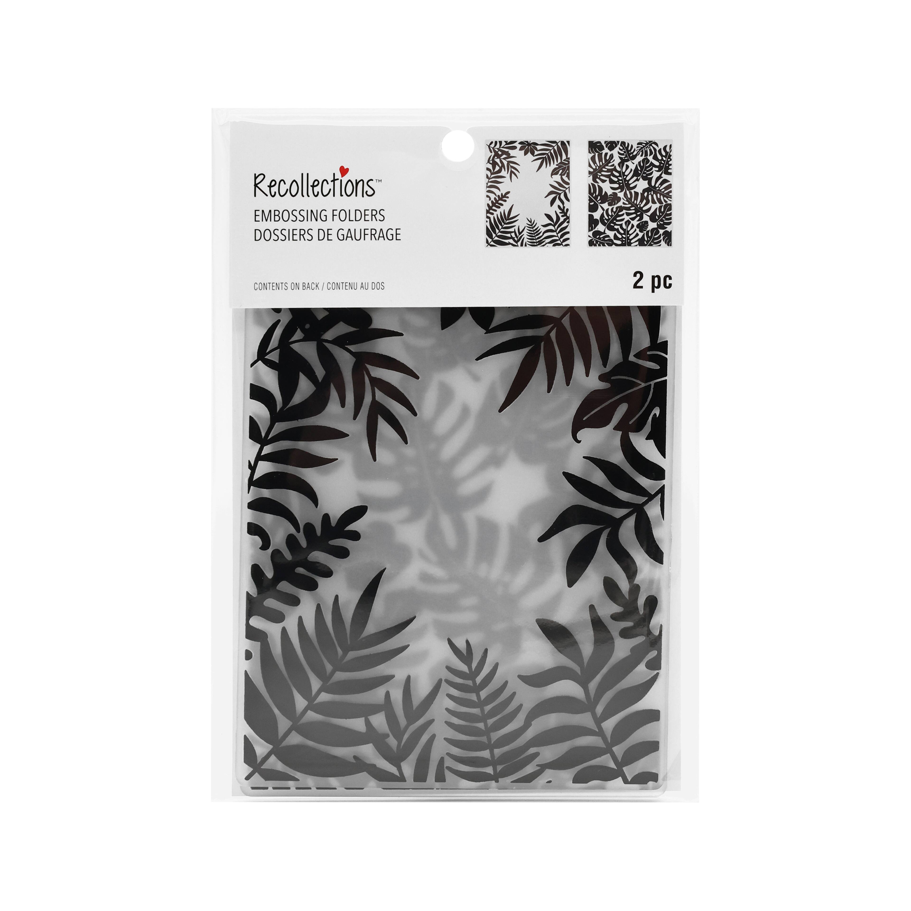 12 Pack: Leaves Embossing Folders Set by Recollections™