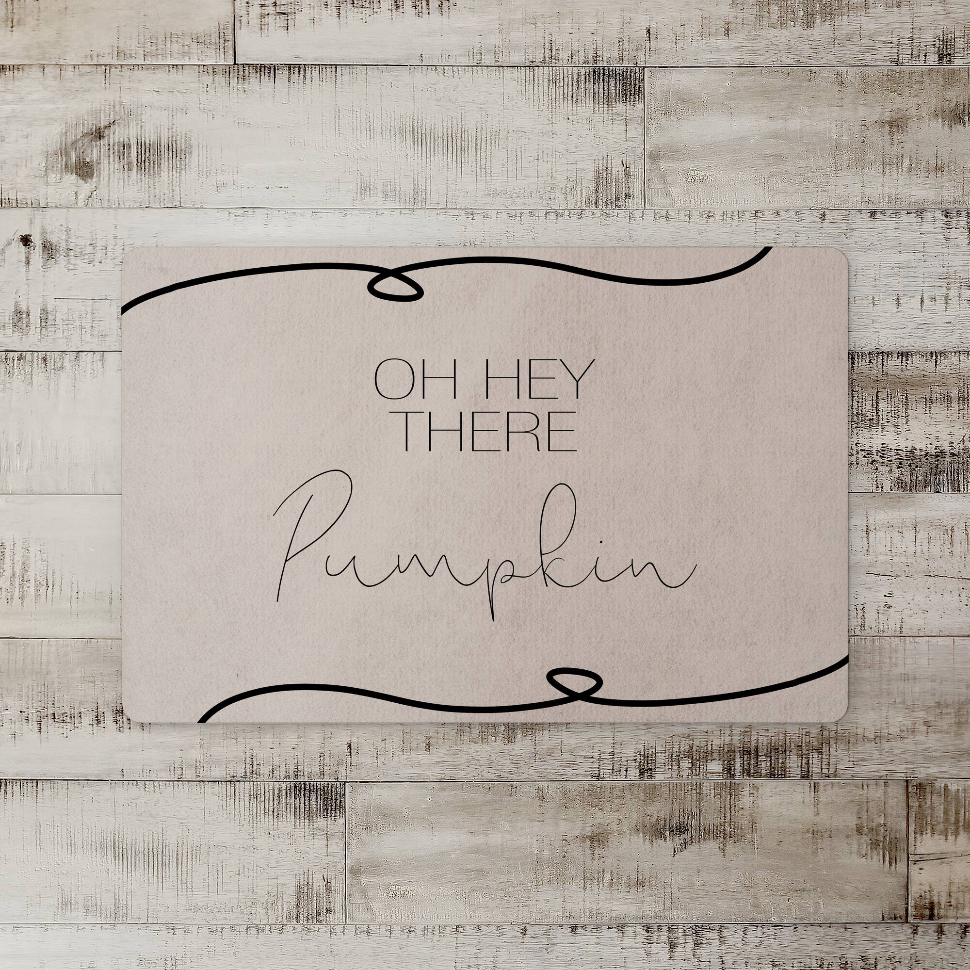 Hey There Pumpkin Floor Mat