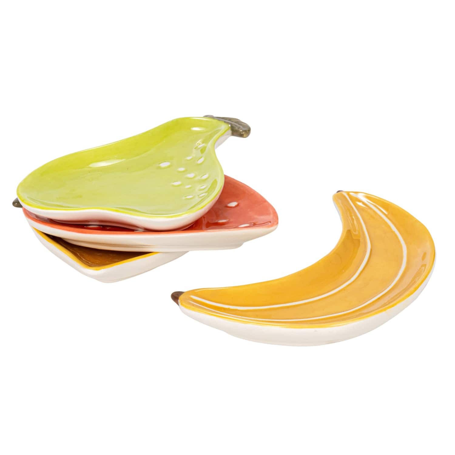 Hello Honey® Fruit Stoneware Plate Set