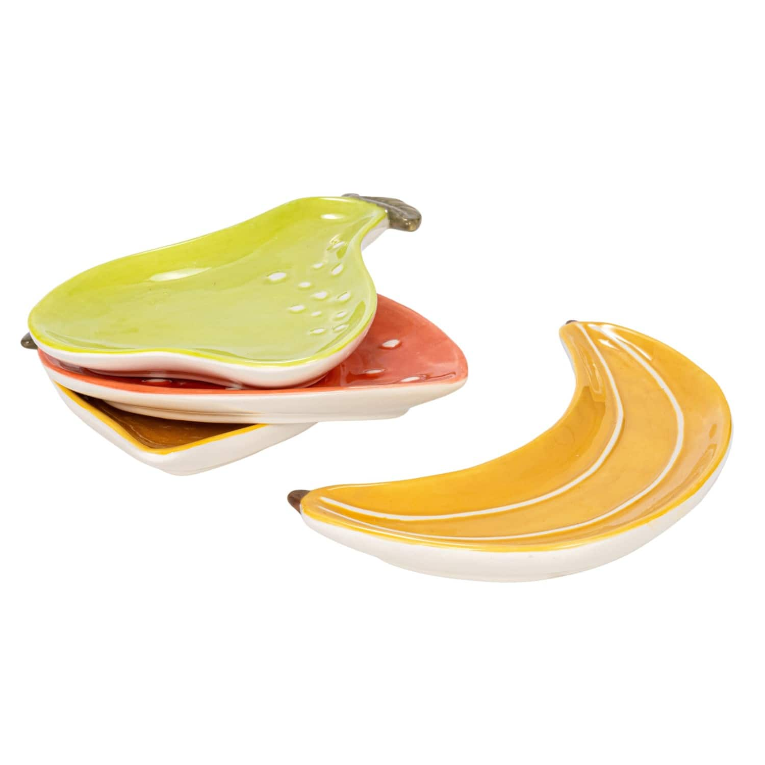 Fruit Stoneware Plate Set