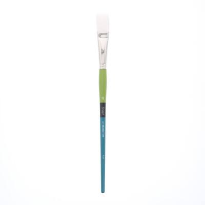 Princeton Snap Brush Short Handle Taklon Round 2 White White | The