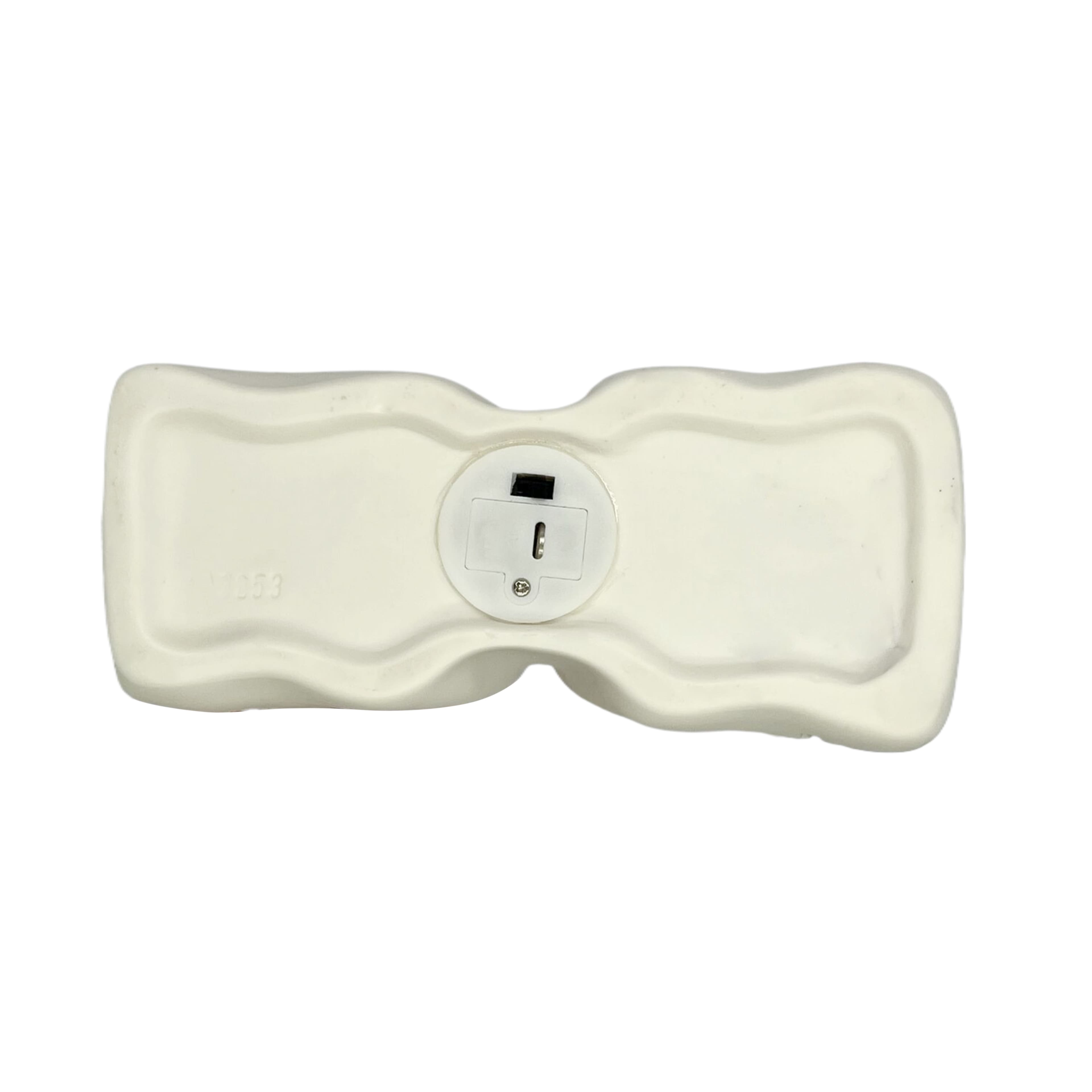 7.5&#x22; LED DIY Ceramic Snowflake Bow D&#xE9;cor by Make Market&#xAE;