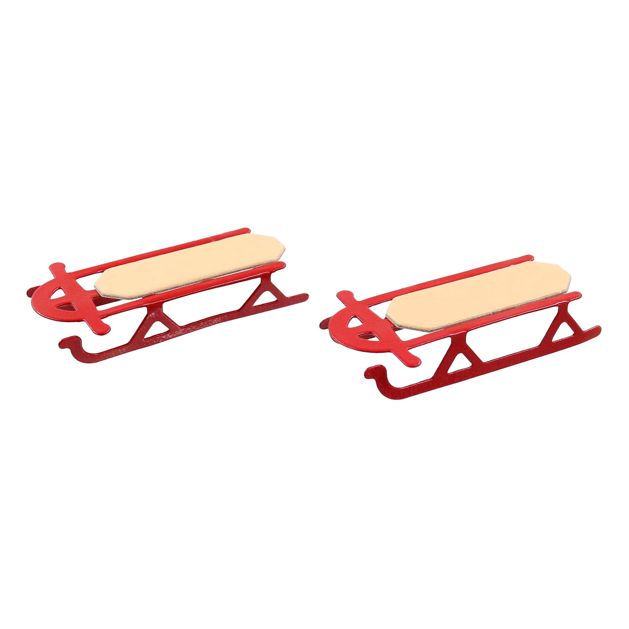 Mini Red Sled Decorations by Ashland&#xAE;