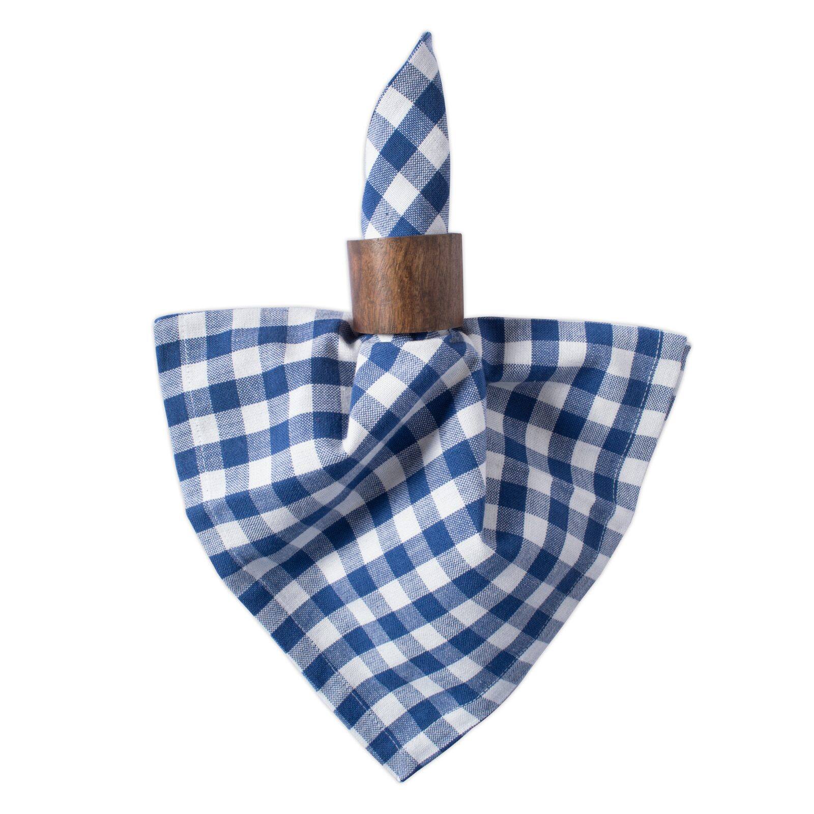 DII® Blue Farm Check Napkin, 6ct.