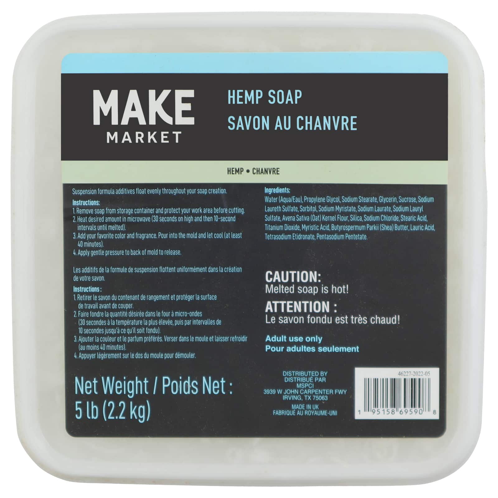 Hemp Soap Base, 5lb. by Make Market&#xAE;