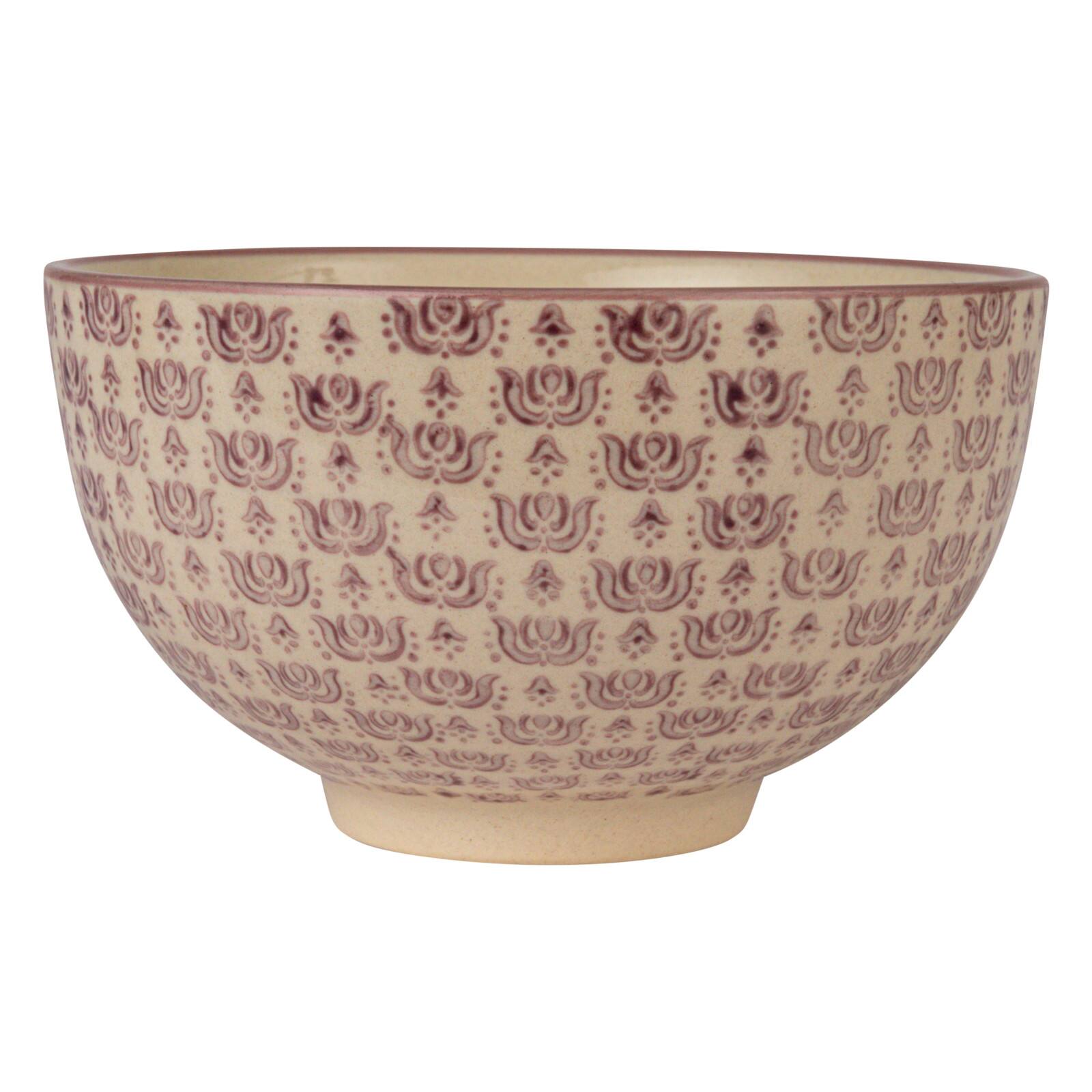 Hello Honey® 4.5" Floral Mosaic Stoneware Bowl Set