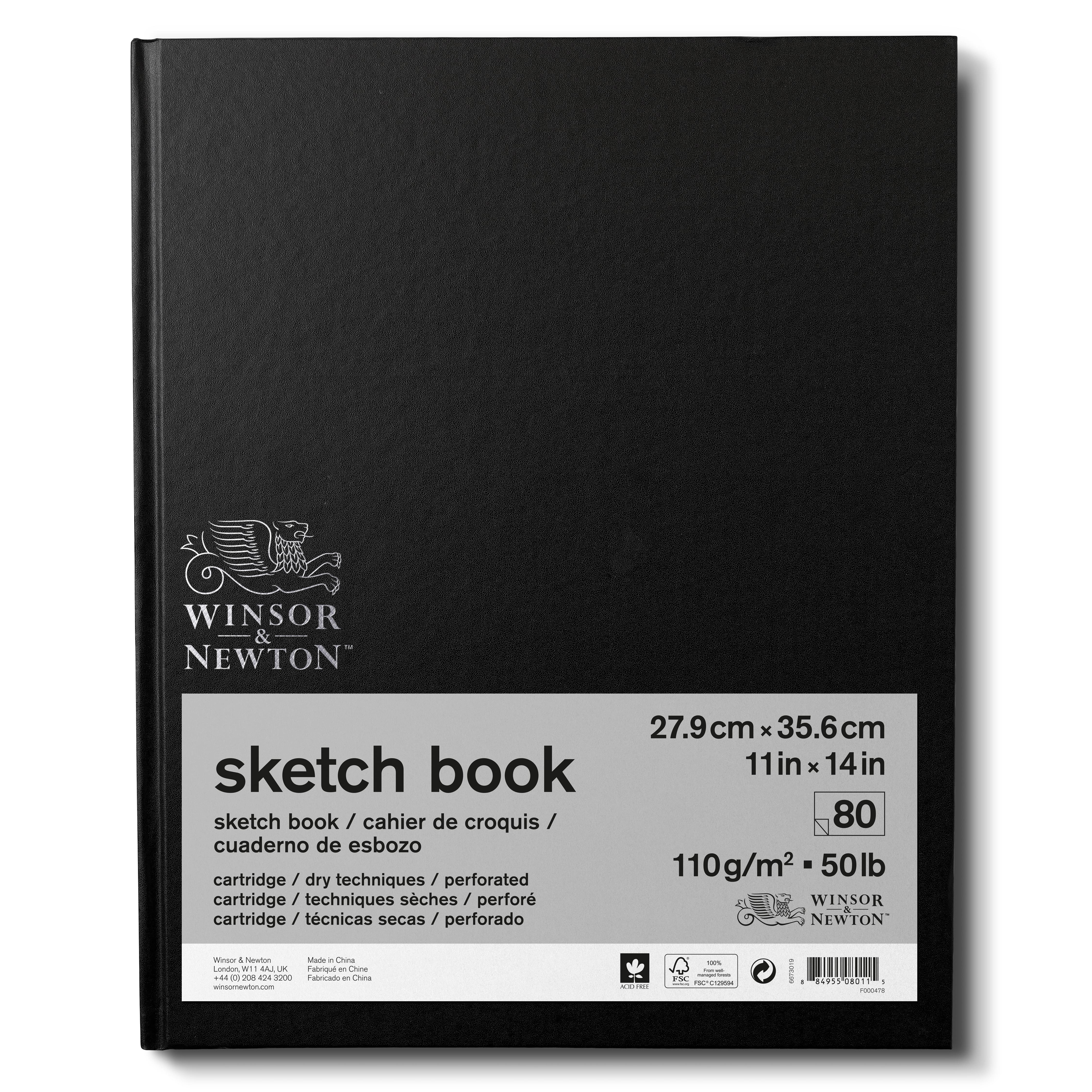 Winsor &#x26; Newton&#x2122; White Hard-Bound Sketchbook