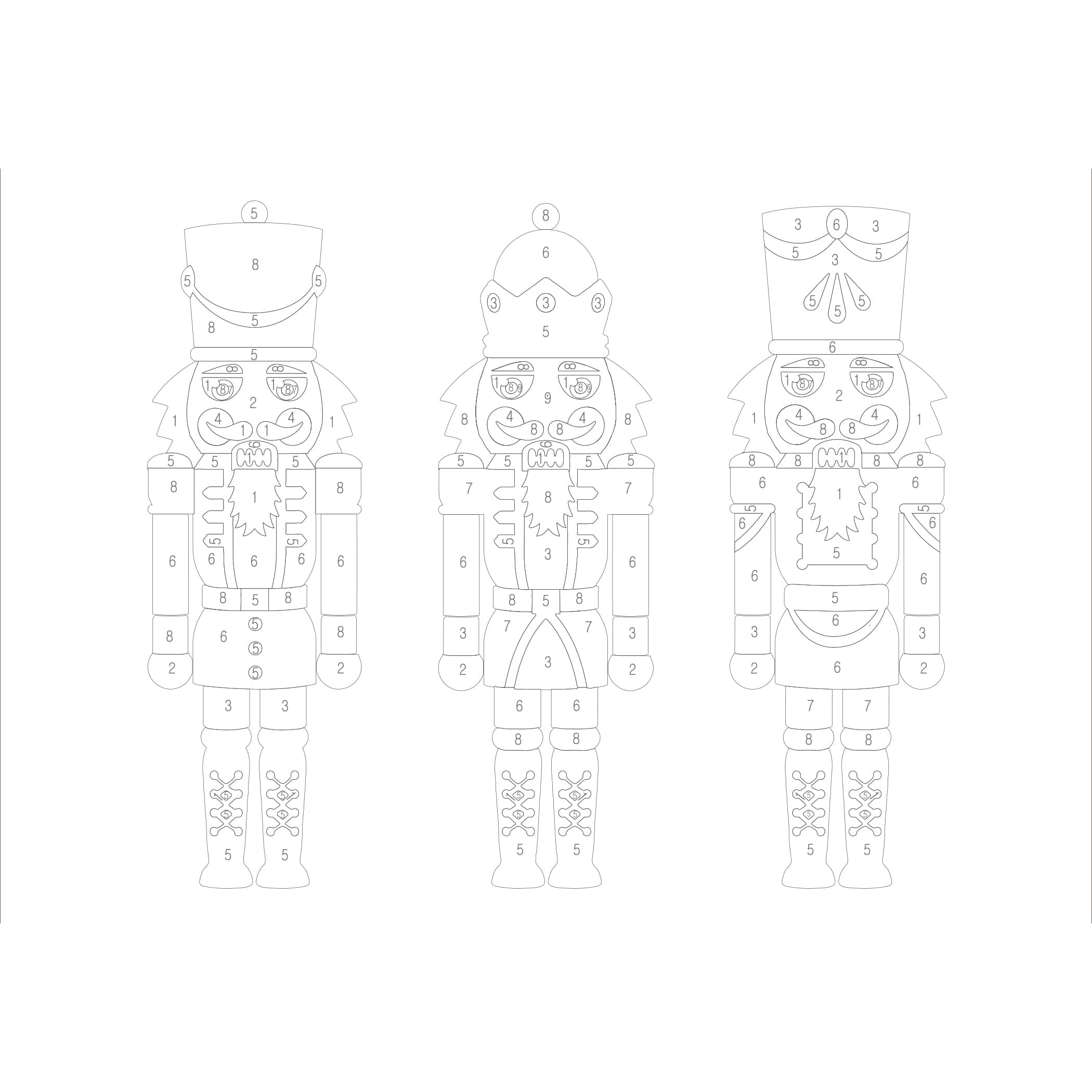 Nutcracker Paint-by-Number Acrylic Surface Kit by Artist&#x27;s Loft&#xAE;