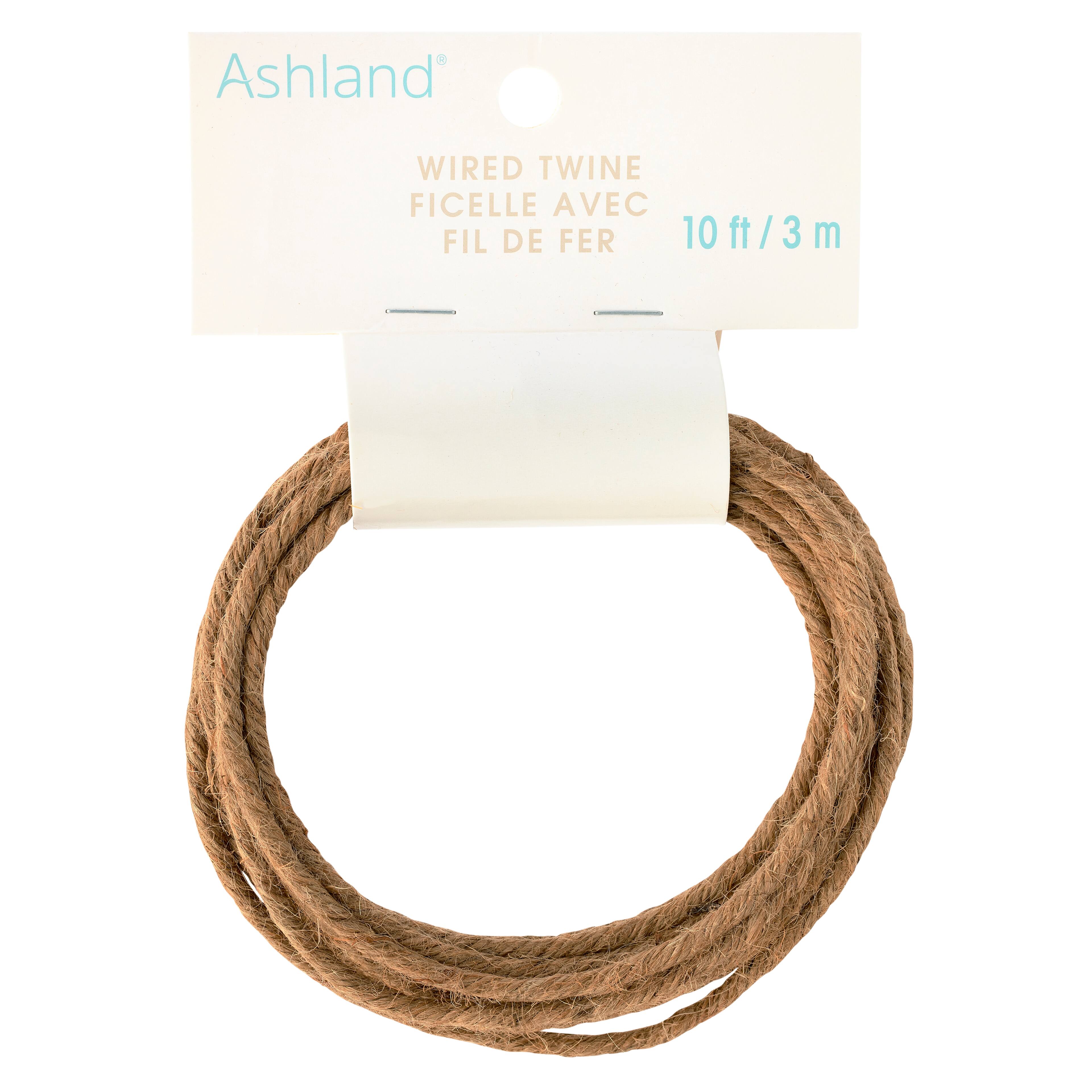 12 Pack: 4mm Natural Wired Twine by Ashland&#x2122;