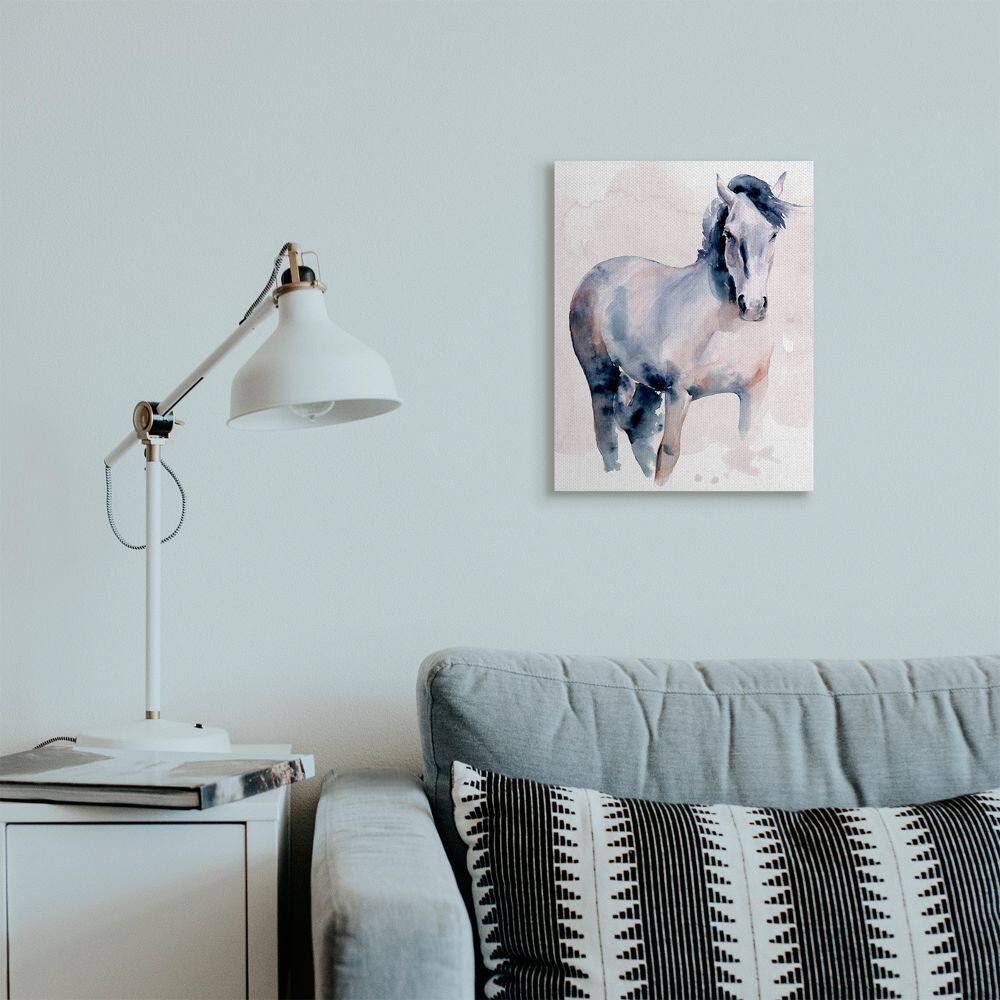 Stupell Industries Americana Horse Figure Canvas Wall Art