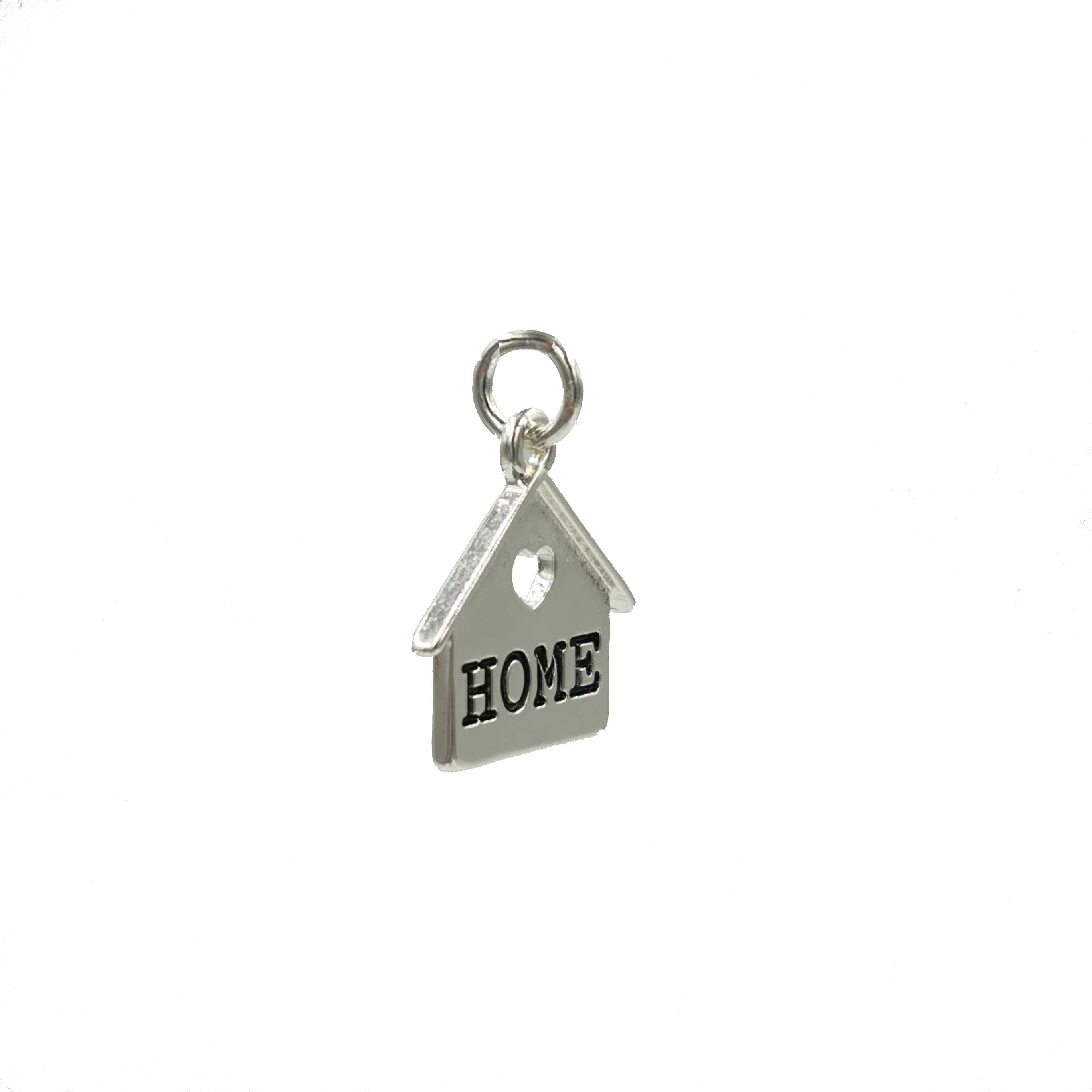 Charmalong™ Antique Silver Plated Home Charm by Bead Landing™