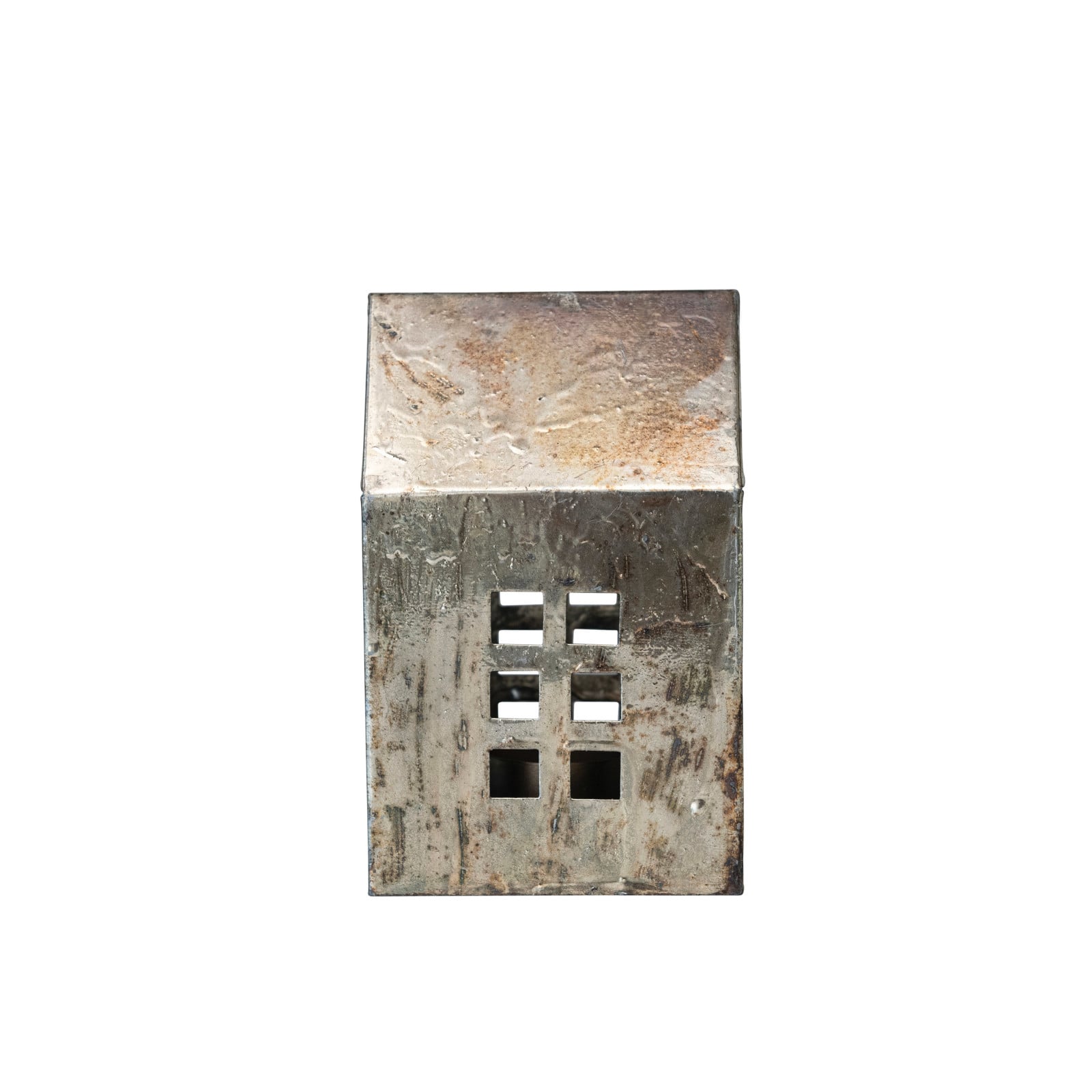 Hello Honey® 6.25" Antique Pewter Finish Metal House