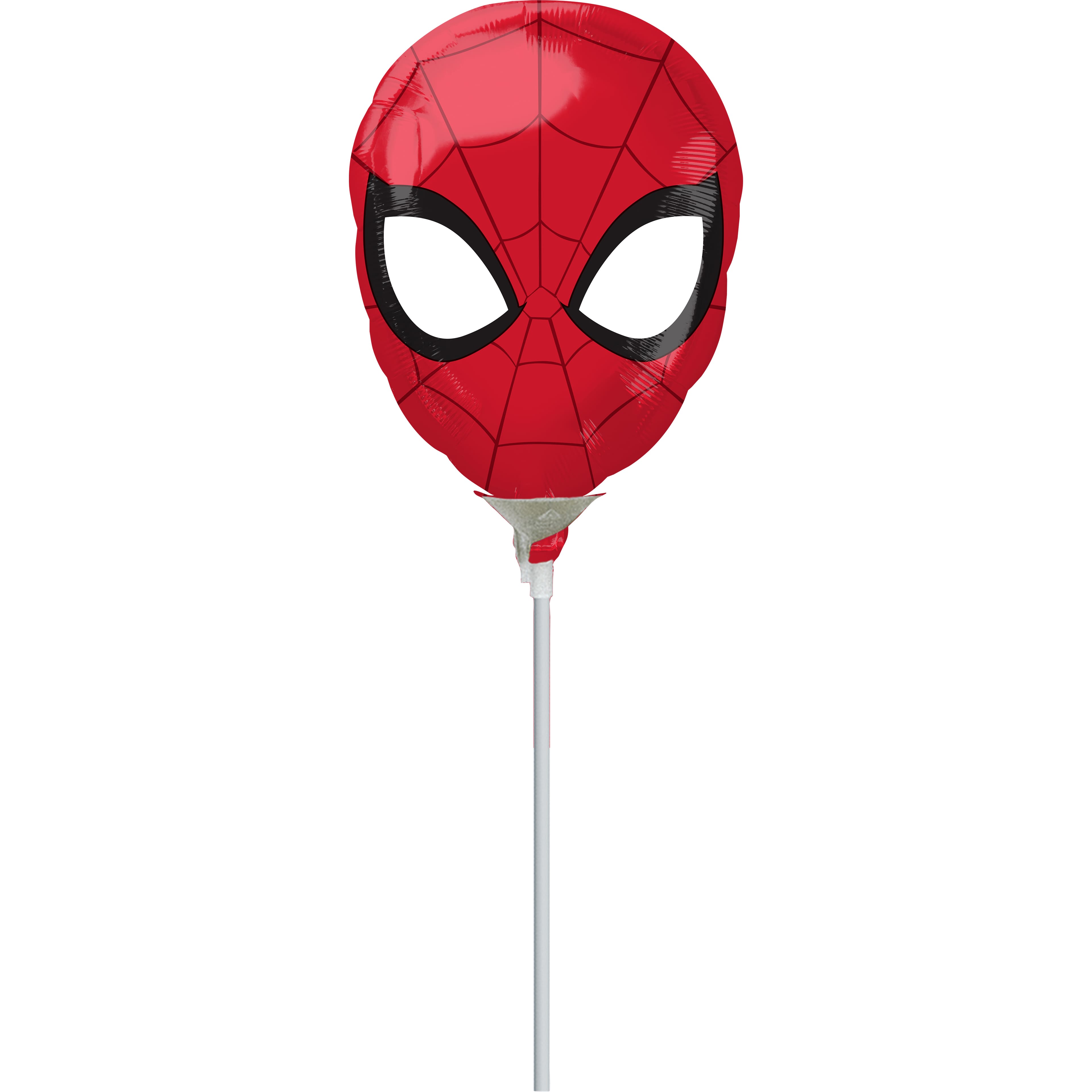 Marvel® 14" Spider-Man Mask Foil Stick Balloon