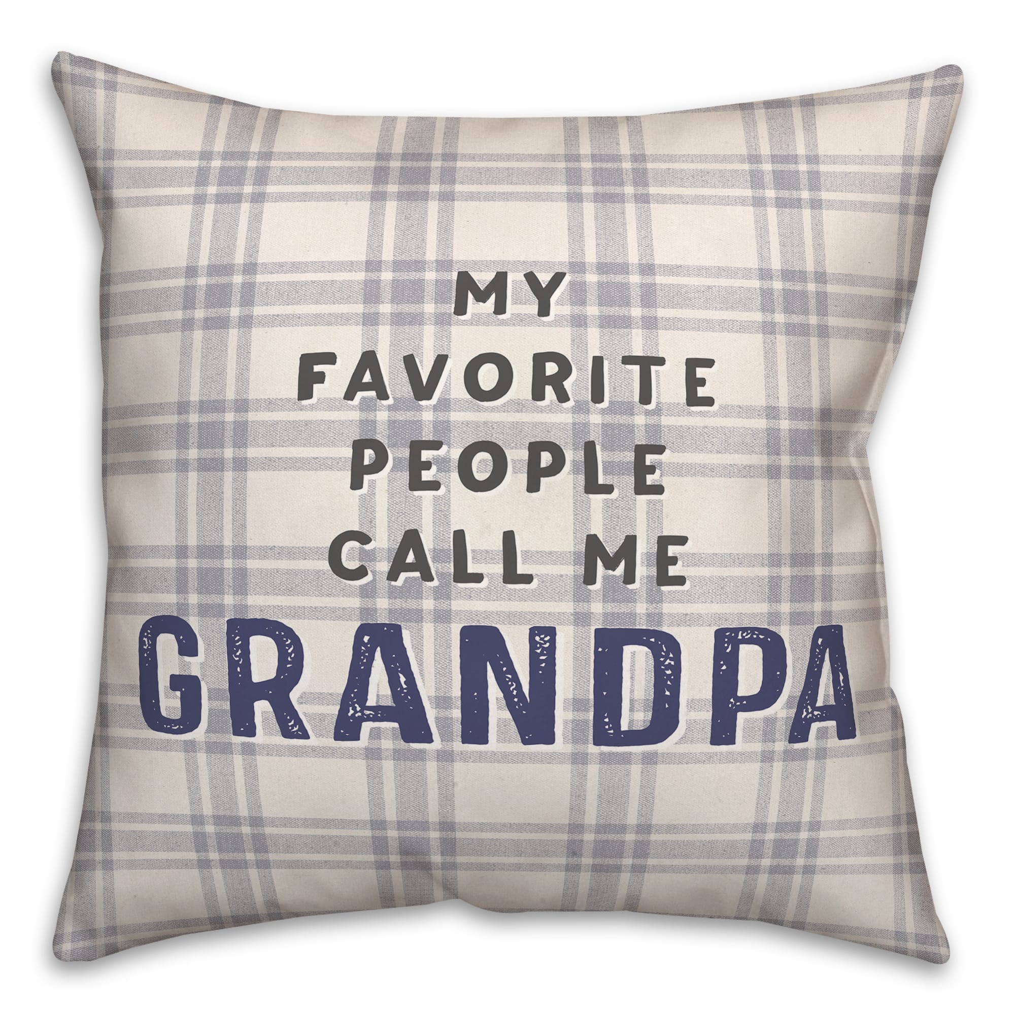 Favorite People Grandpa Throw Pillow