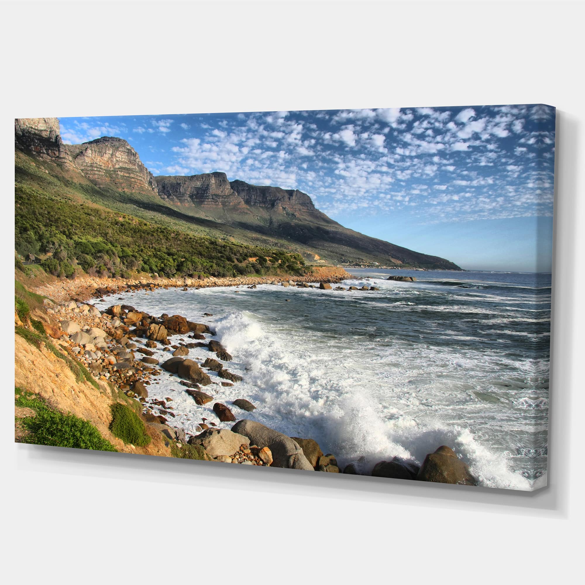 Designart - Beautiful South African Seashore - Large Seashore Canvas Print