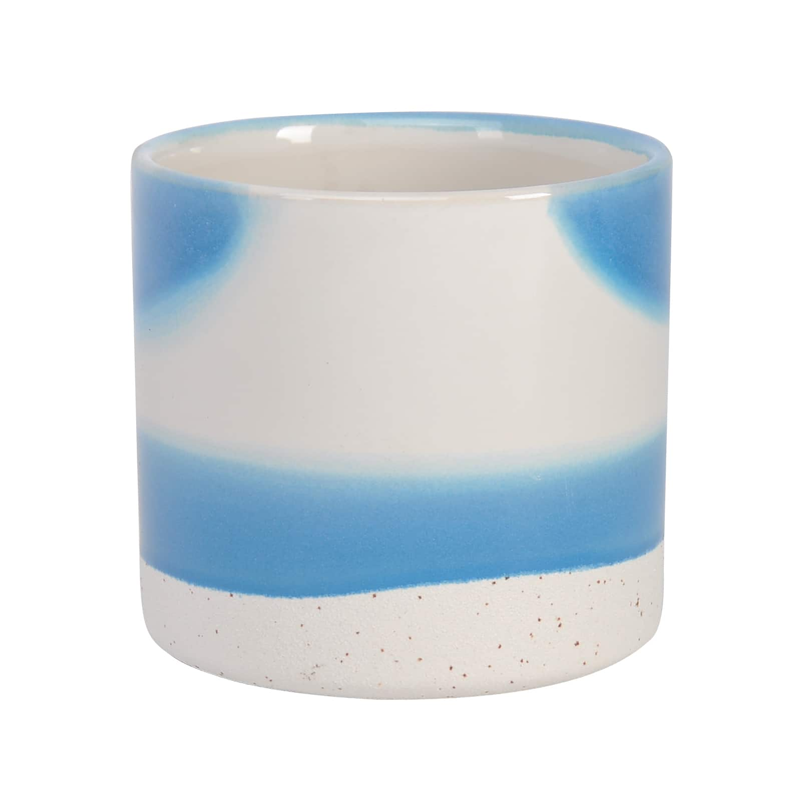 5 Blue Ombr  Ceramic  Pot  by Ashland  Michaels