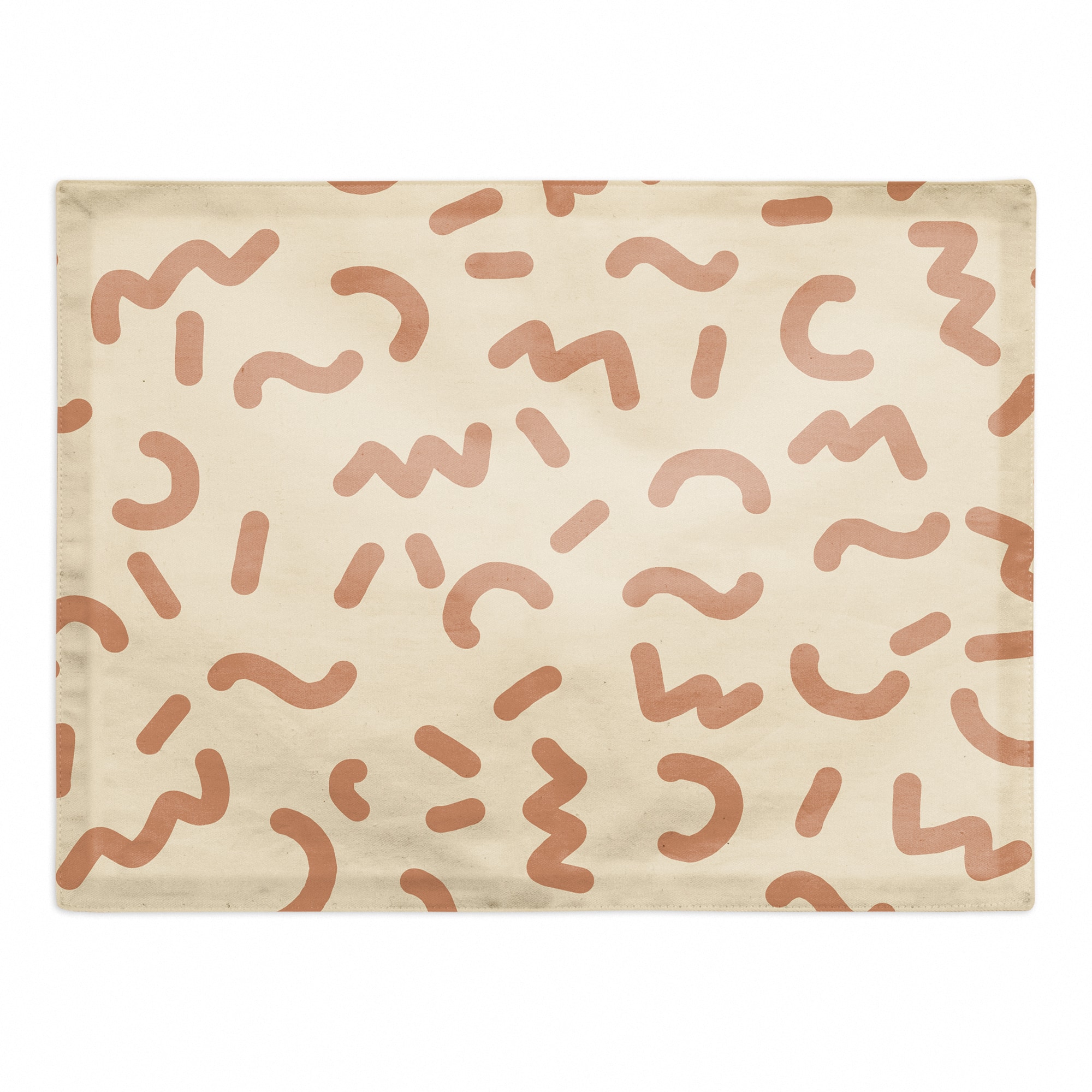 Funky Squiggles 18" x 14" Cotton Twill Placemat
