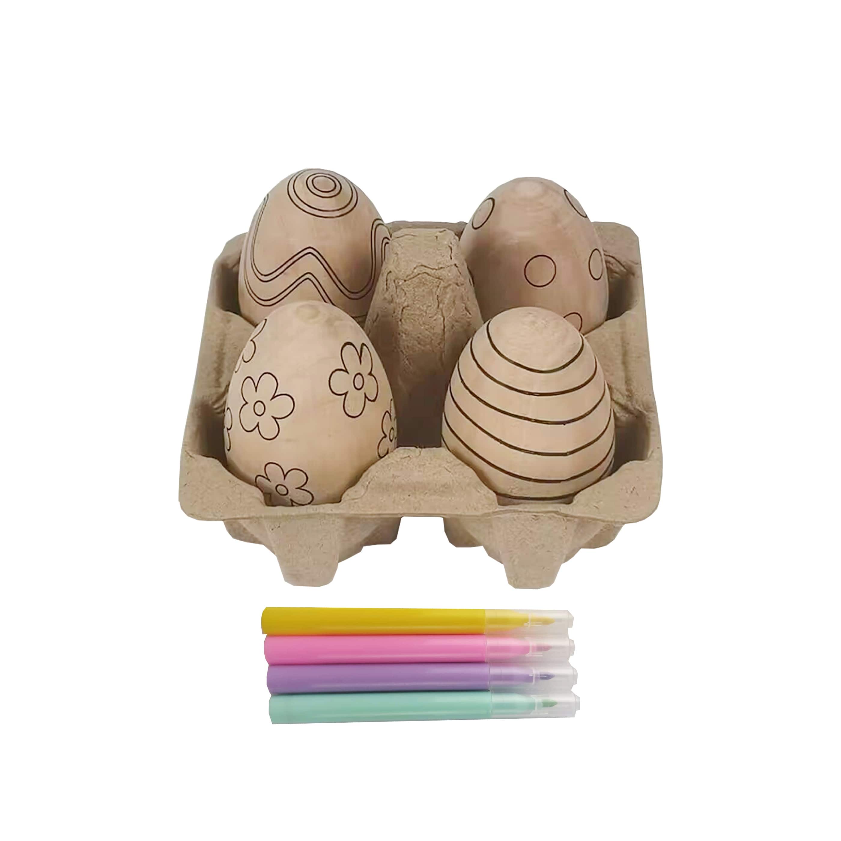 Wood Craft Eggs Kit by Creatology&#x2122;