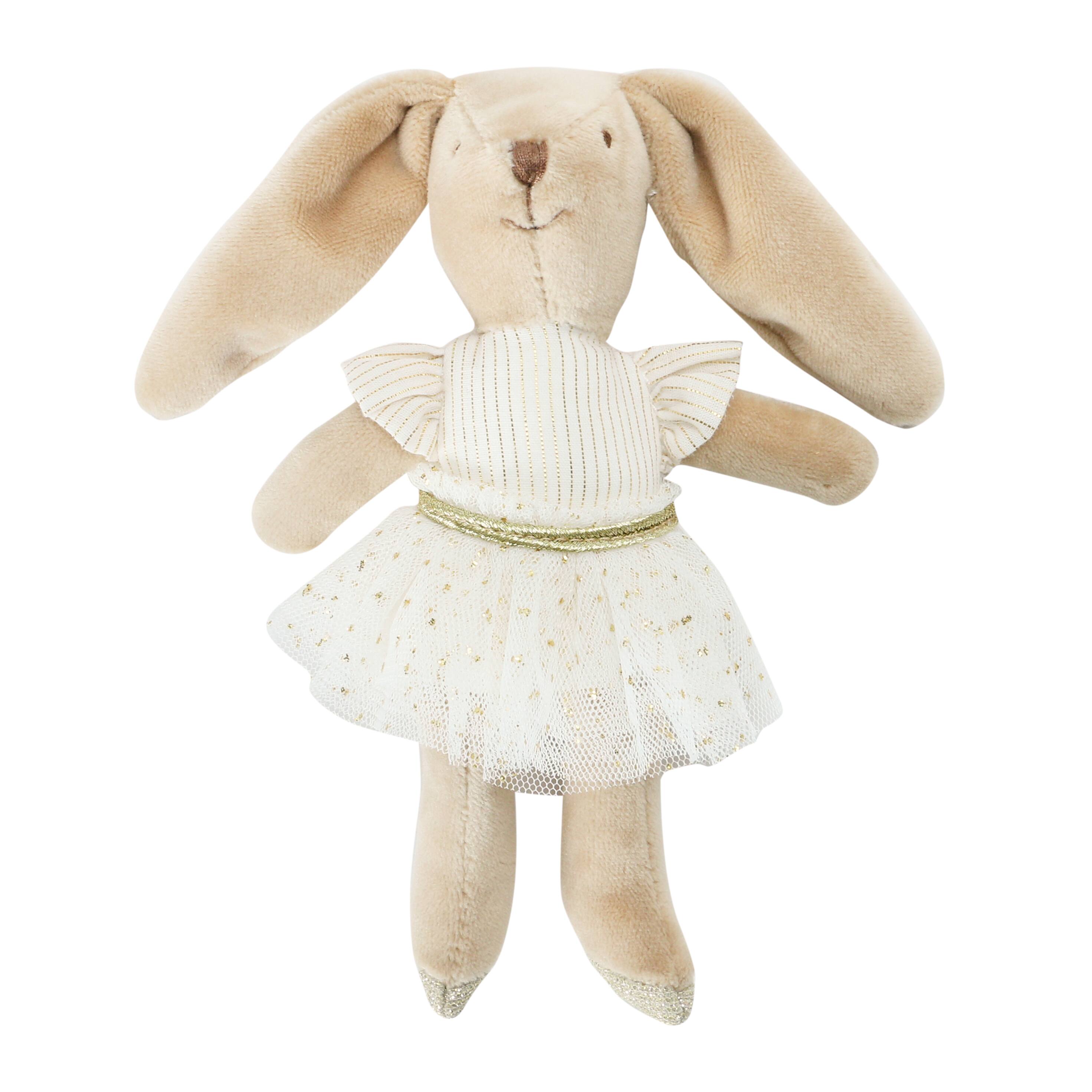 Hello Honey&#xAE; White &#x26; Brown Polyester Stuffed Animal Set