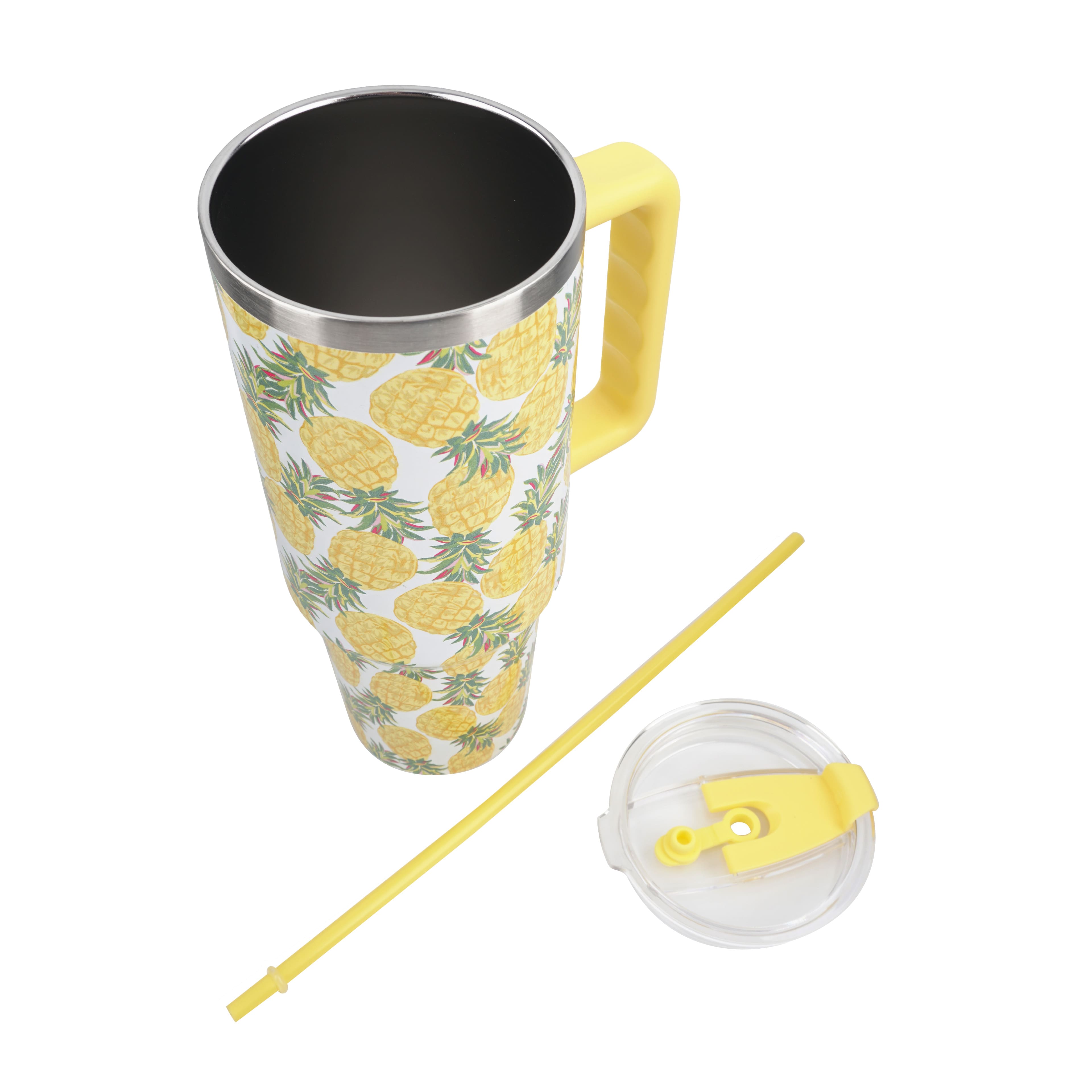 40oz. Pineapple Toss Stainless Steel Insulated Tumbler by Celebrate It&#x2122;