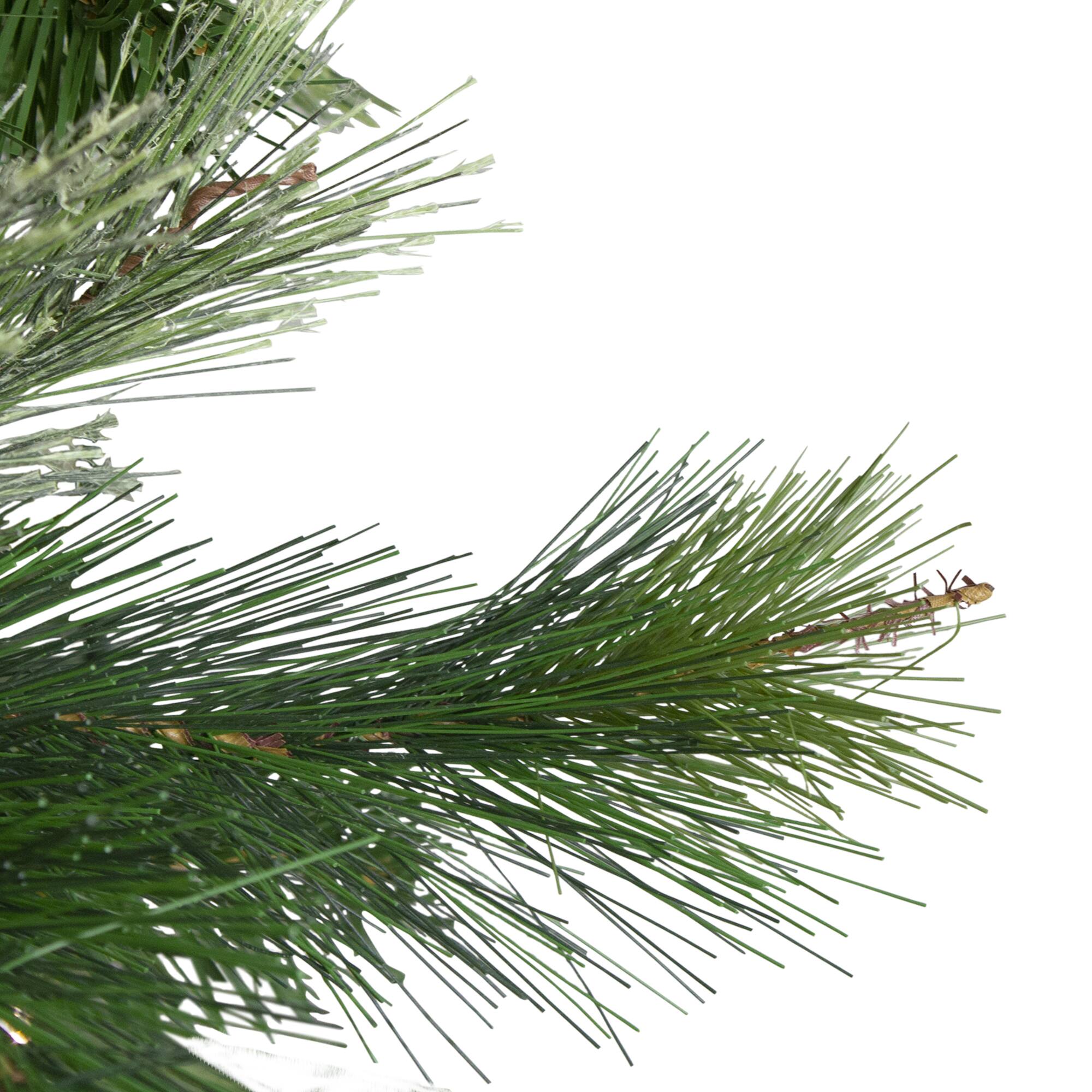 48&#x22; Unlit Cashmere Mixed Pine Teardrop Swag