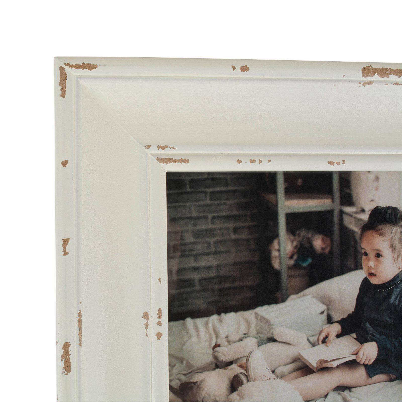 DII&#xAE; Antique White Distressed Farmhouse Frame